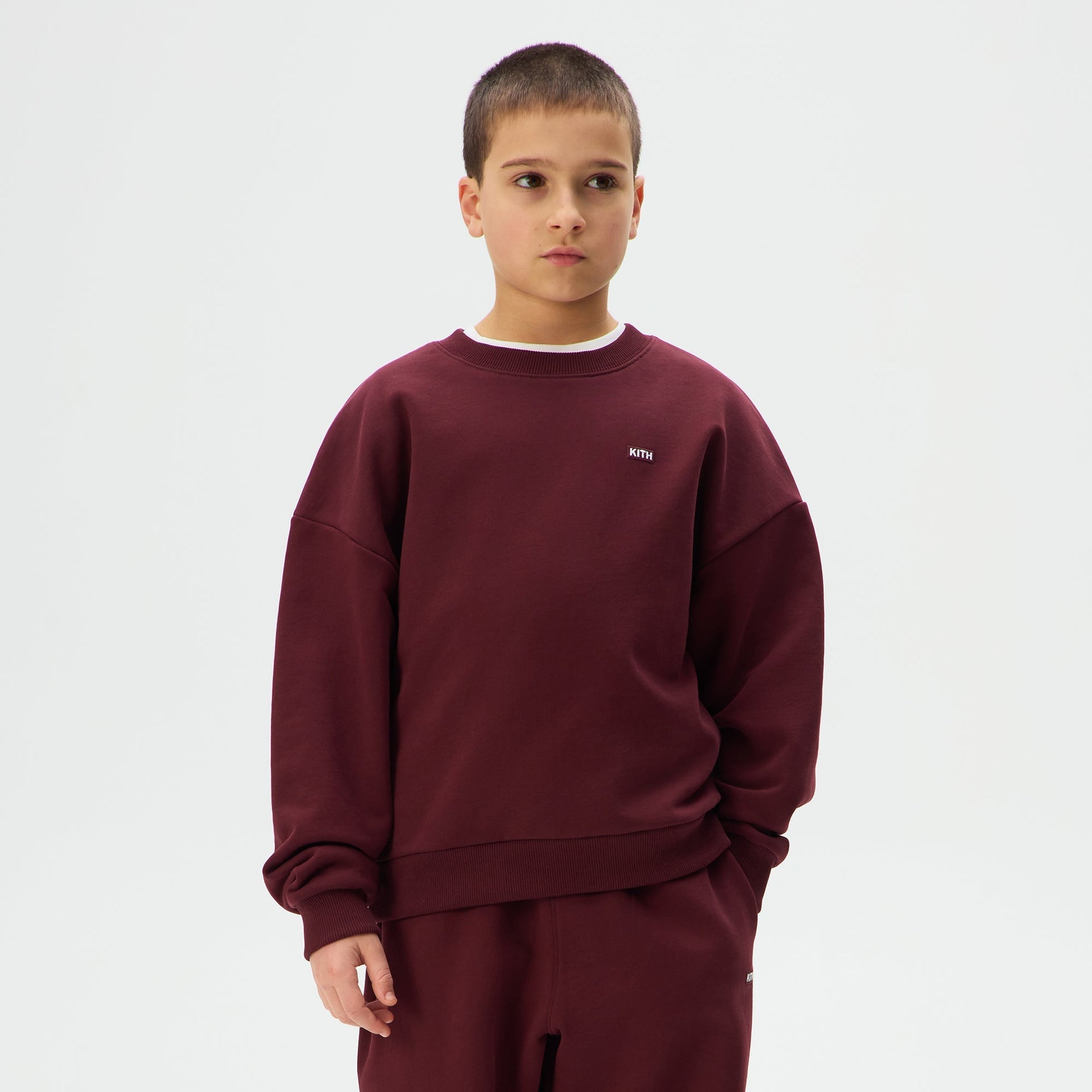 Kith Kids Nelson Crewneck - Magma