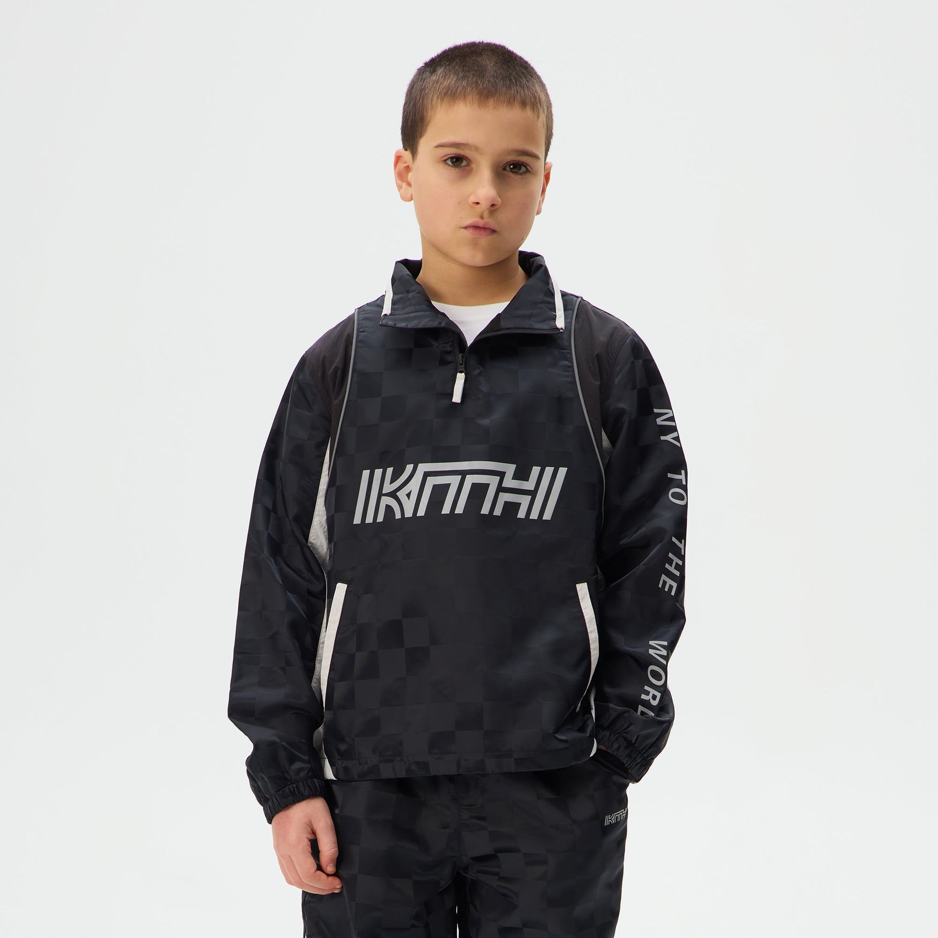 Kith Kids Dayton Quarter Zip Jacket - Black
