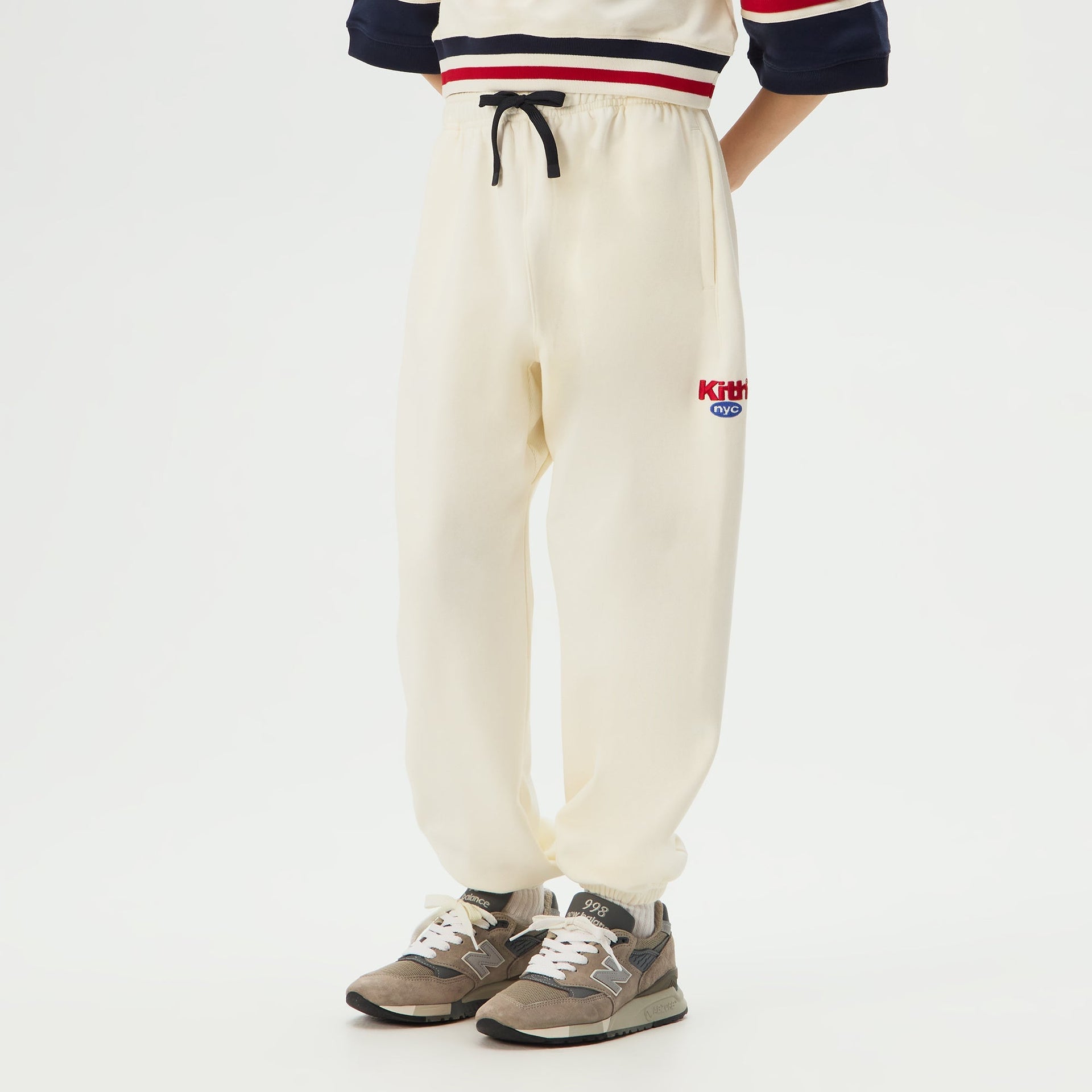 Kith Kids NYC Nimbus Logo Nelson Sweatpant - Sandrift