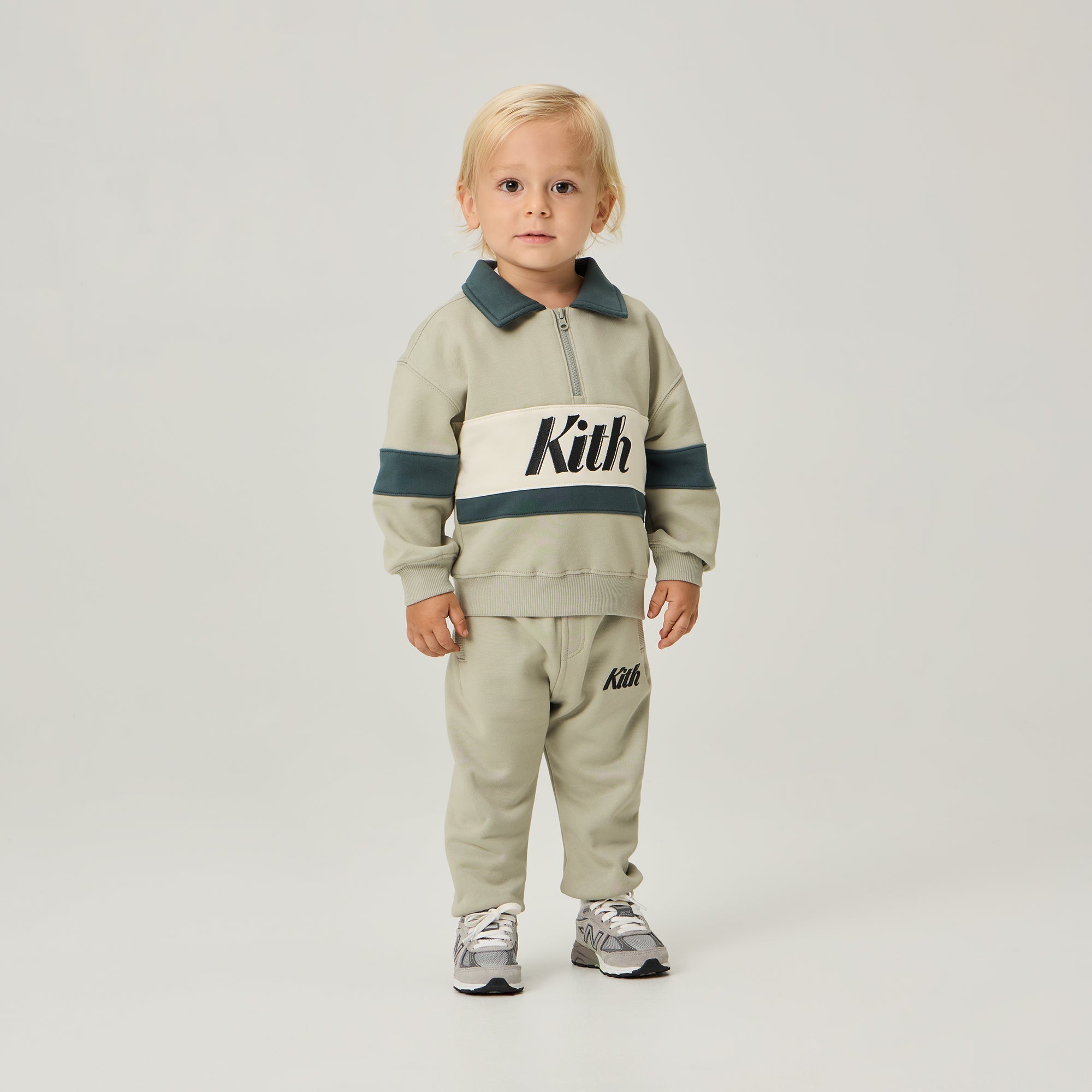 Kith Baby Nelson Quarter Zip Rugby - Pacify