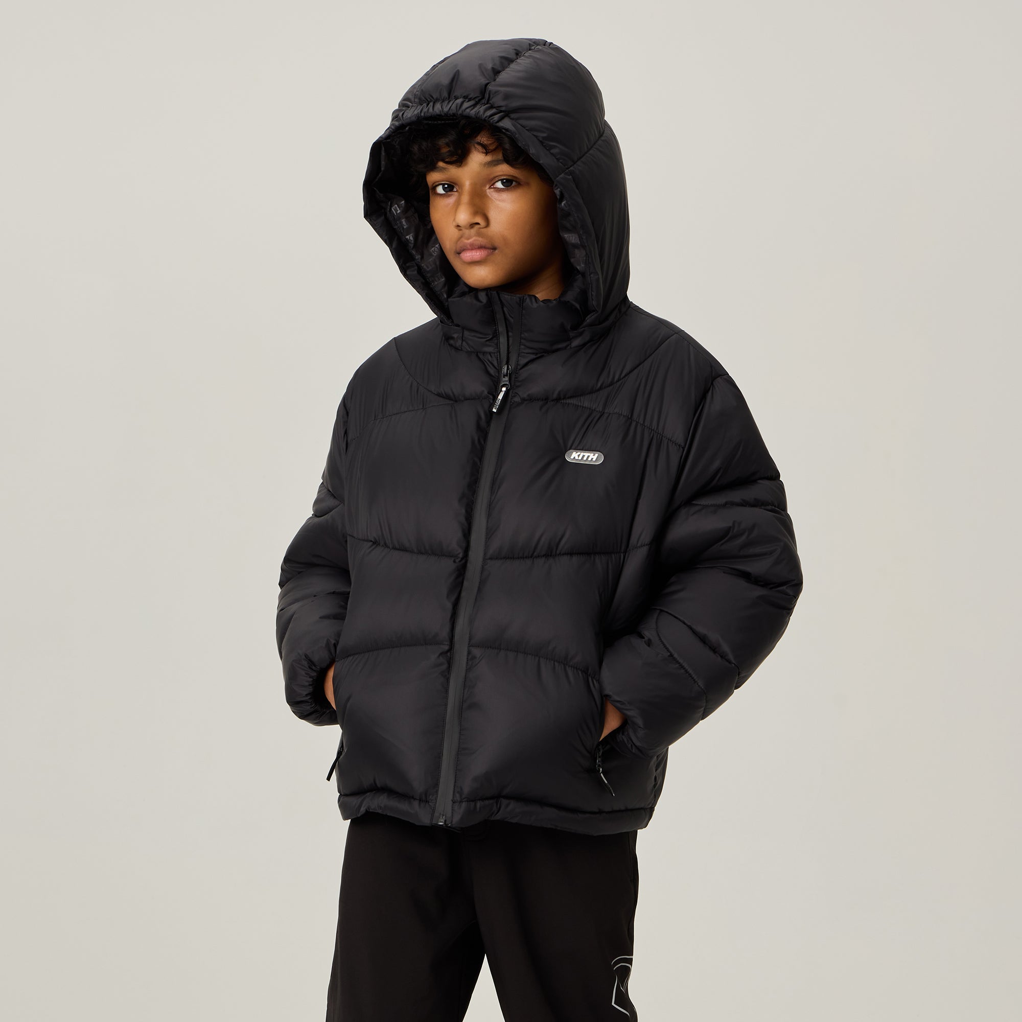 KITH Corey Puffer ダウンジャケット Kith Matte Stretch Taffeta Corey Puffer - Quicksand