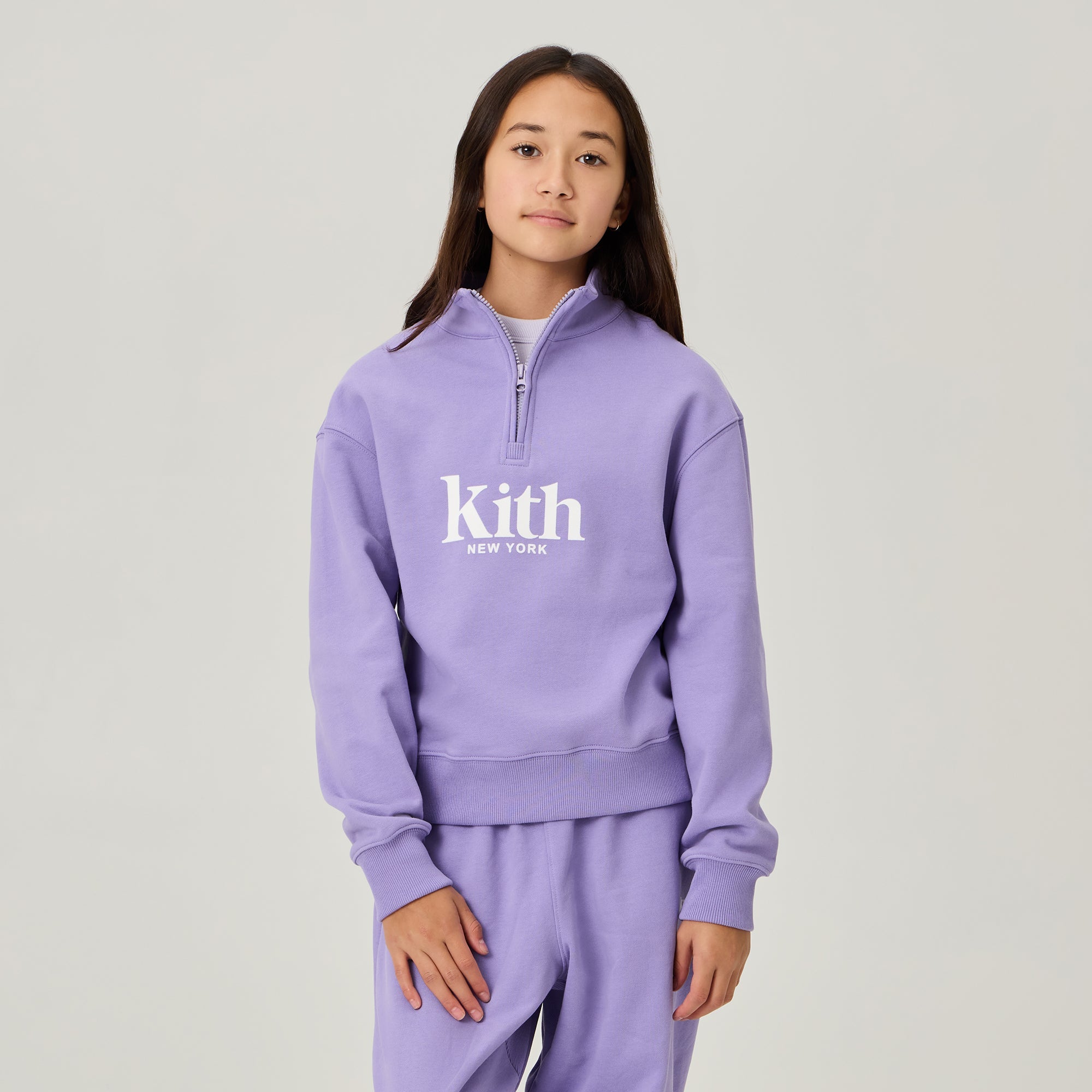 Kith Kids Classic Hunter Quarter Zip - Wisteria