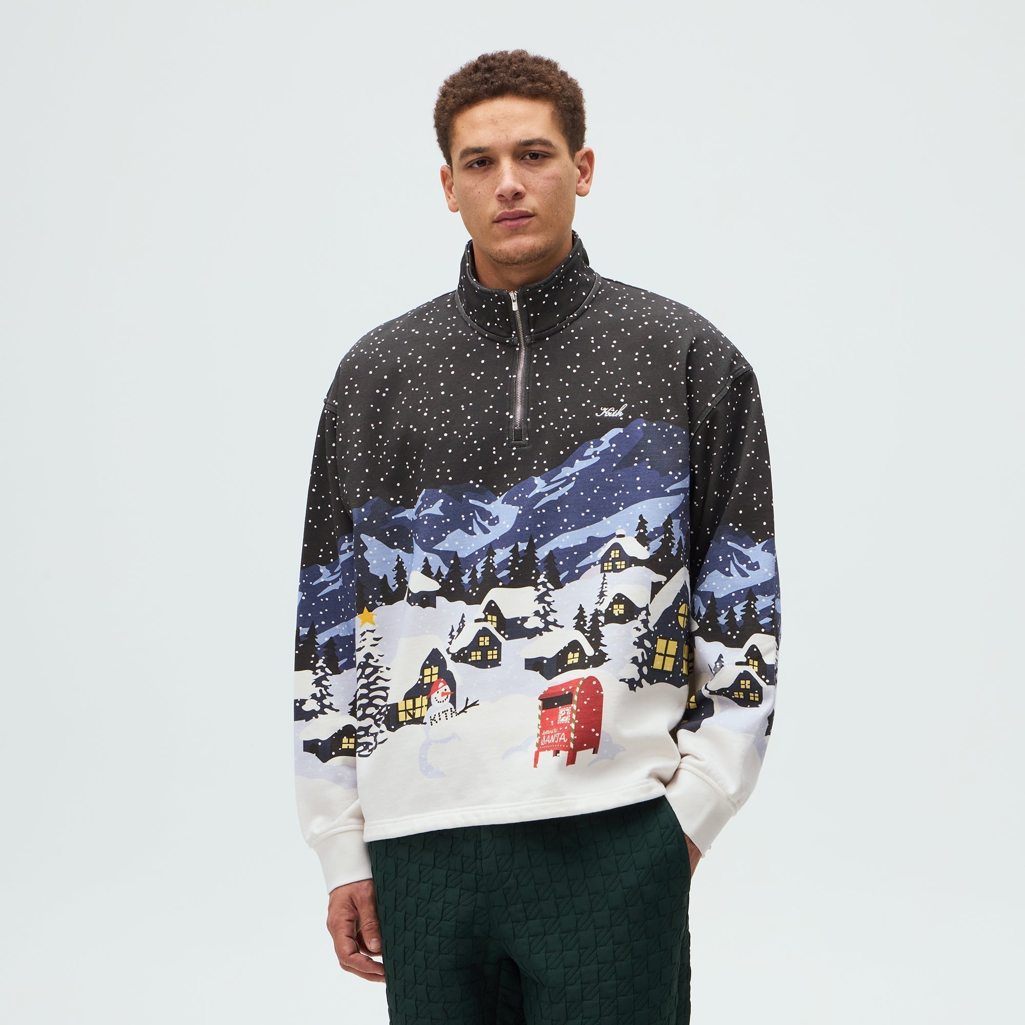 Kithmas Village Quarter Zip - Black - PH