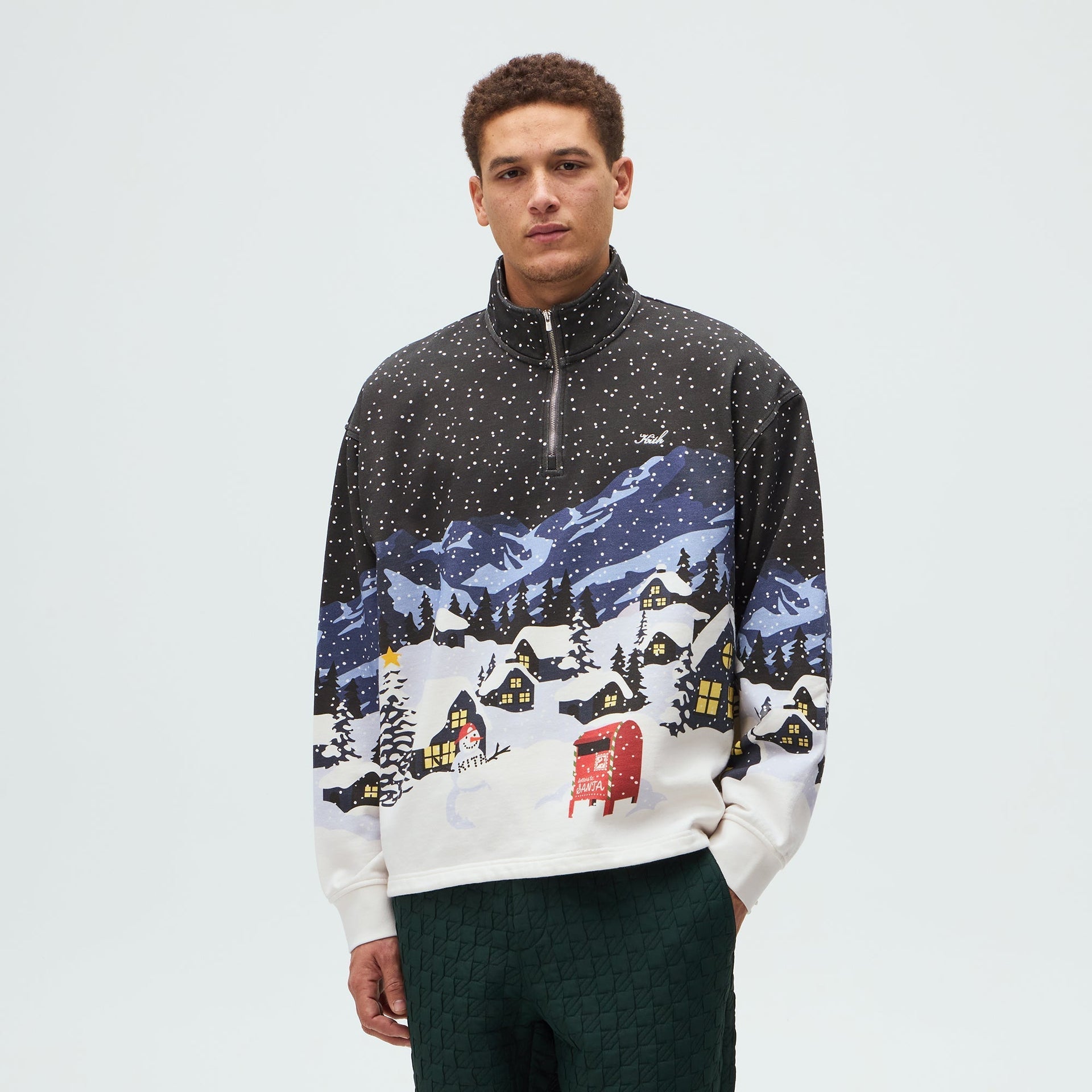 Kithmas Village Quarter Zip - Black - PH