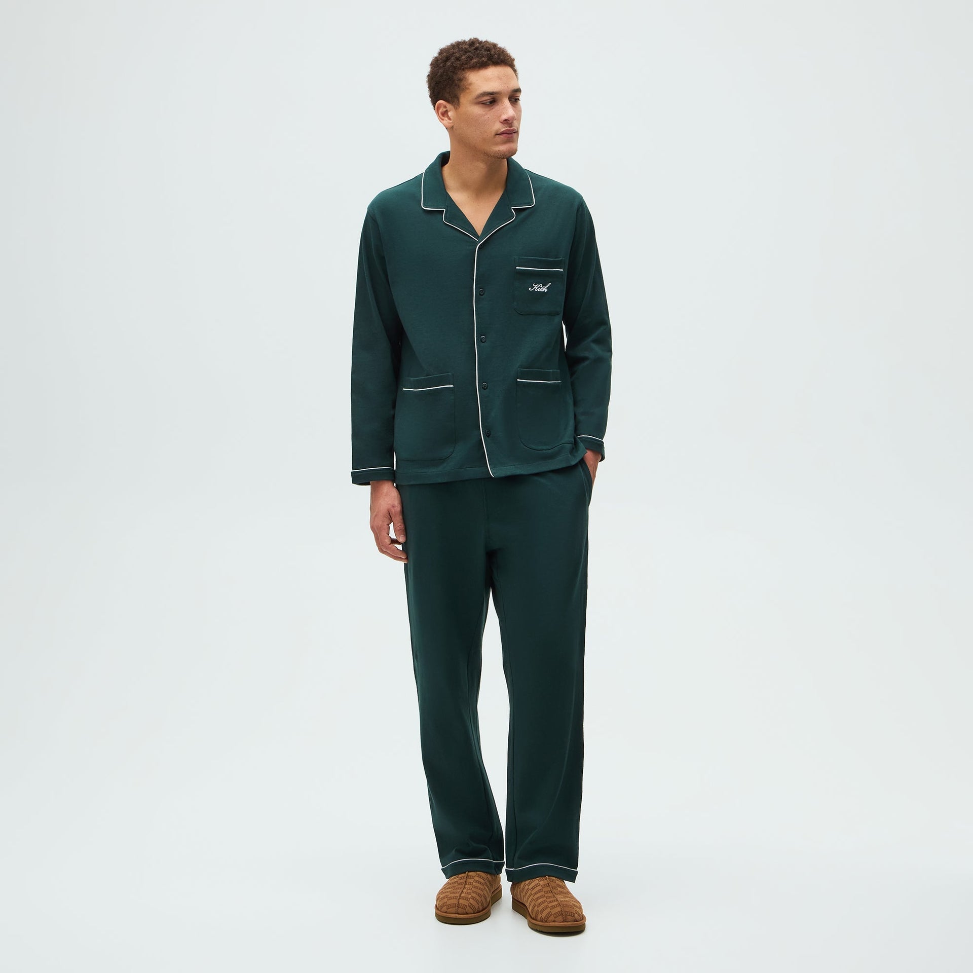 Kithmas Script Pajama Set - Stadium