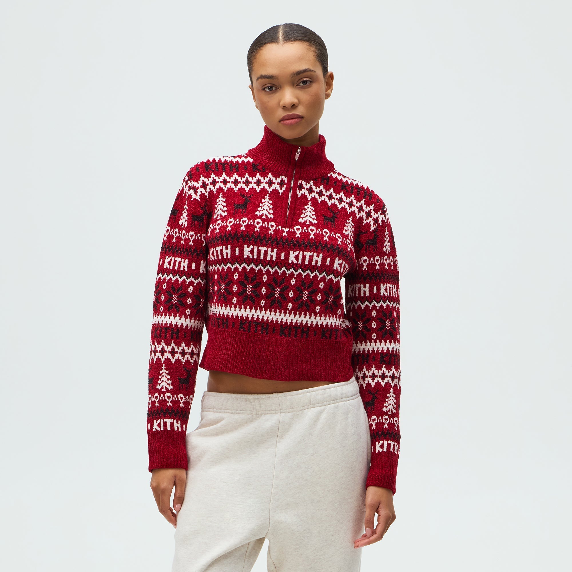 【新品未使用】KITH Kithmas Sweater キスマス　雪柄セーター m92934839550_1.jpg?1726150989