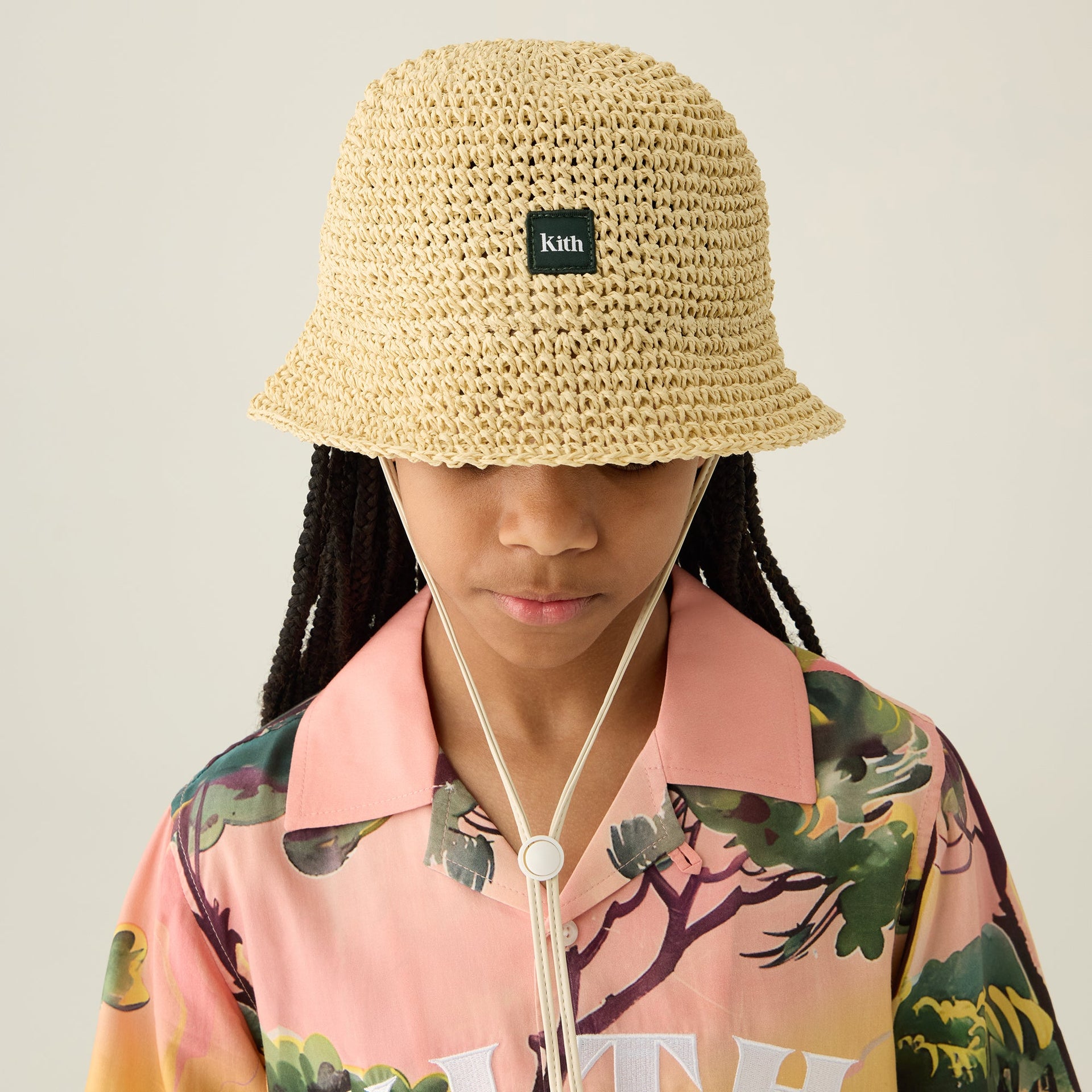 Kith Kids Raffia Boonie Hat - Natural