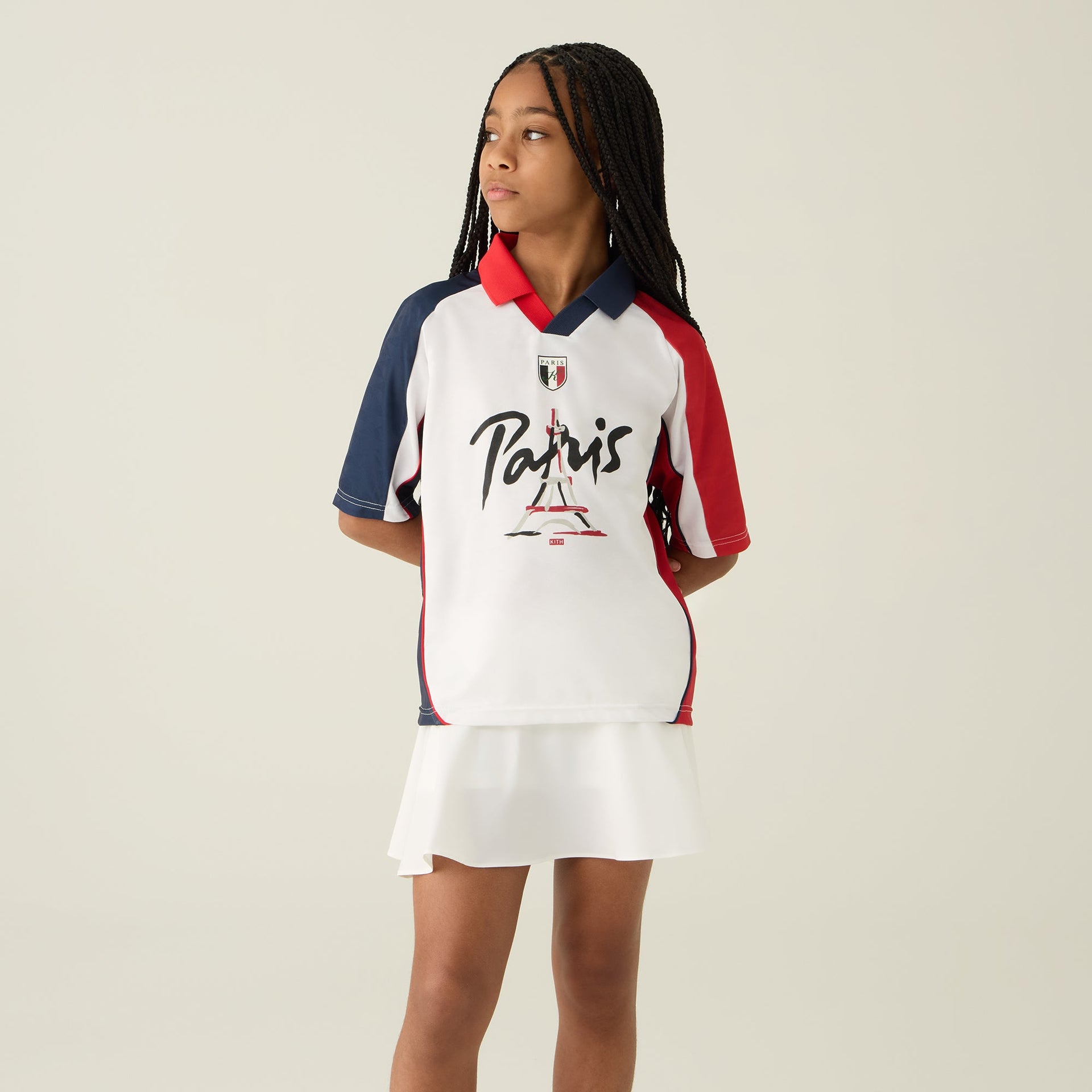 Kith Kids Paris Soccer Top - White