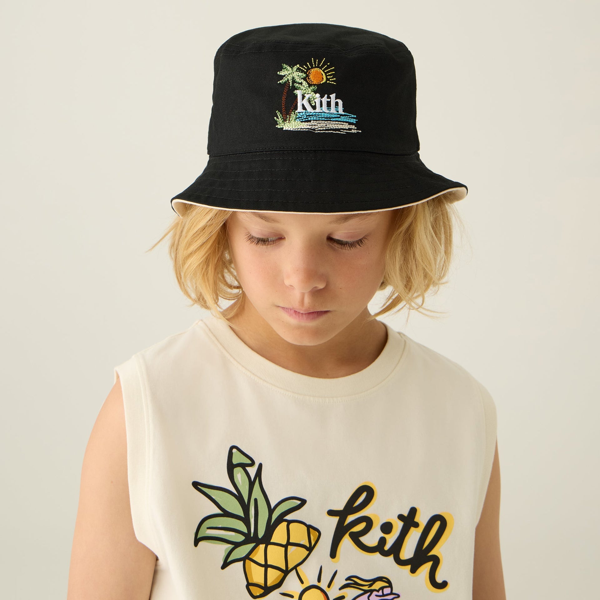 Kith Kids Summer Graphic Bucket Hat - Silk
