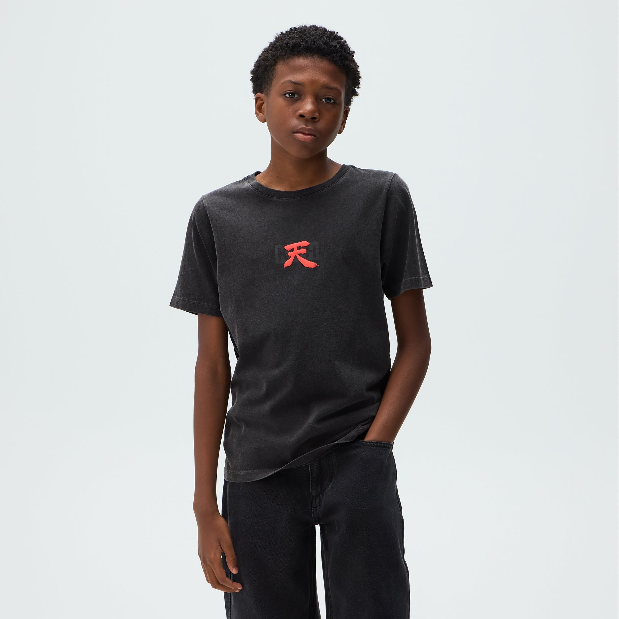 Capcom | Kith Kids Akuma Vintage Tee - Black