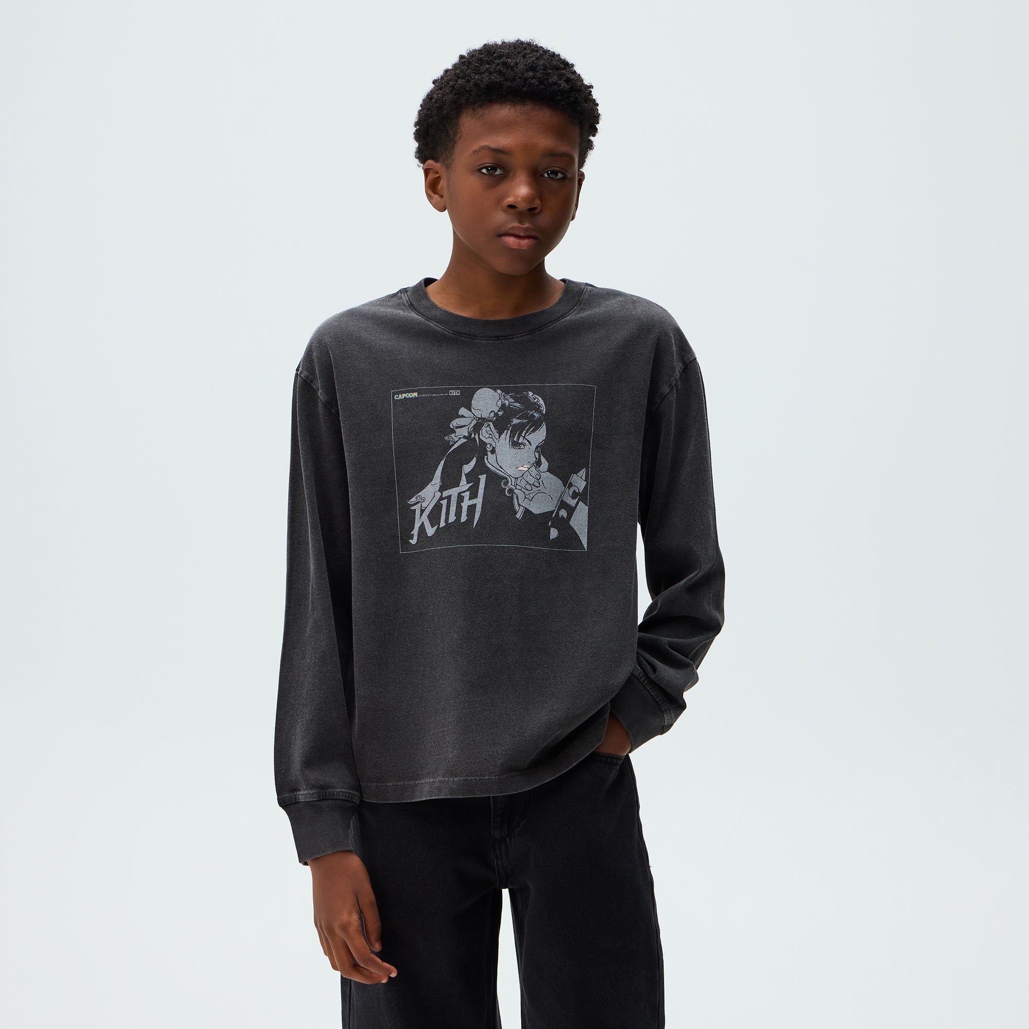 2XL Kith Capcom Akuma Vintage Tee 豪鬼 Capcom | Kith Akuma Vintage Tee - Black