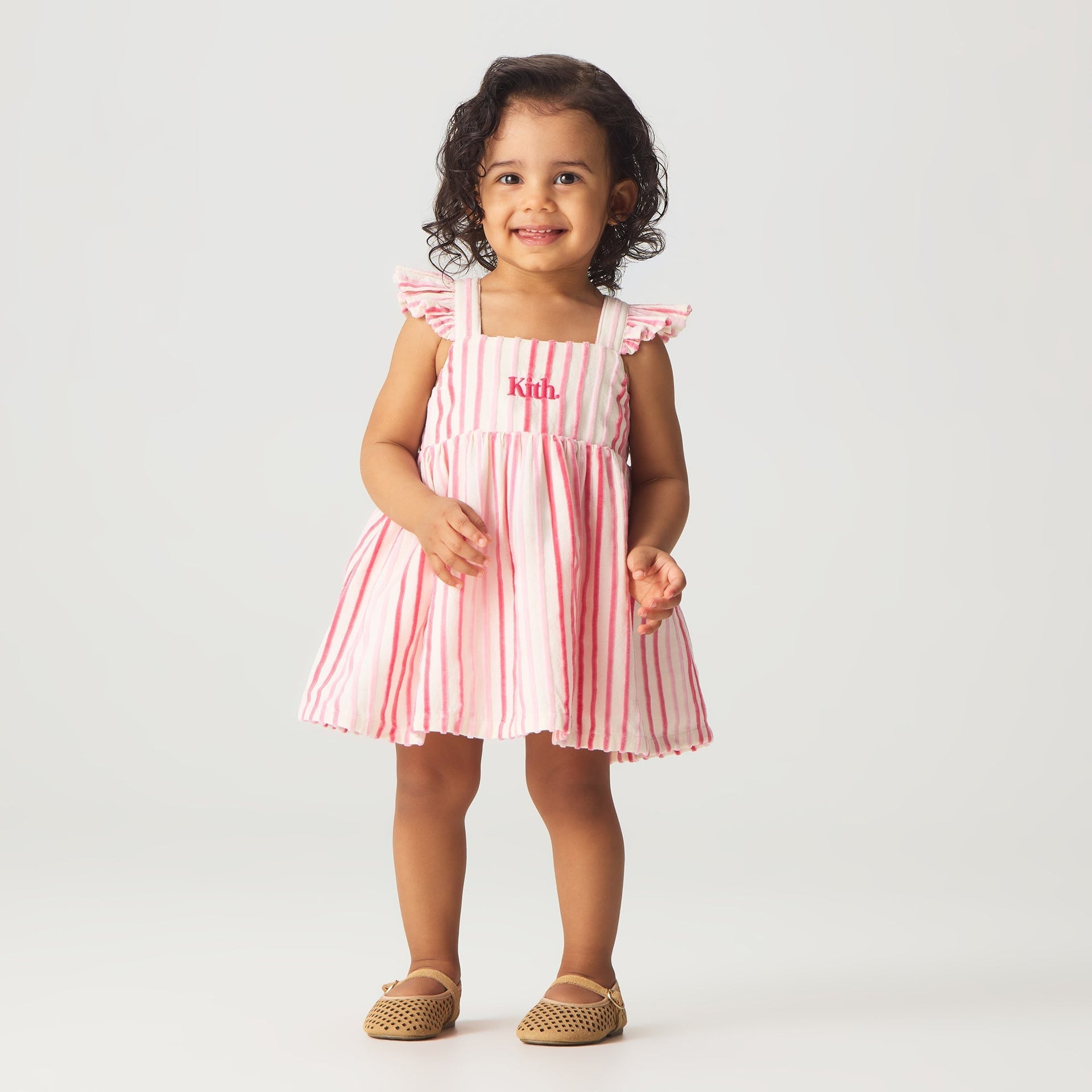 Kith Baby Chenille Stripe Amina Mini Dress - Protea - PH