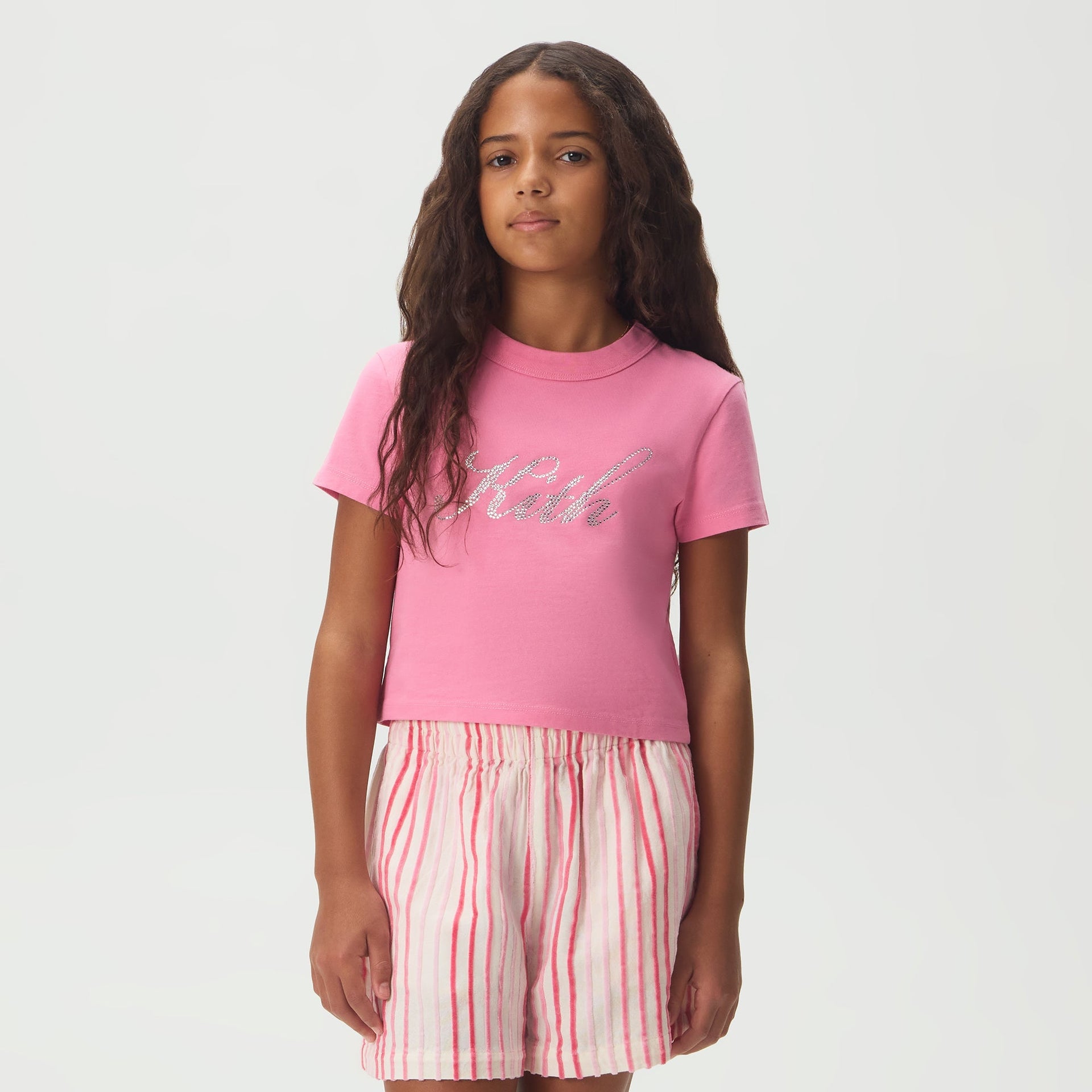 Kith Kids Sparkle Script Mulberry II Tee - Canna - PH