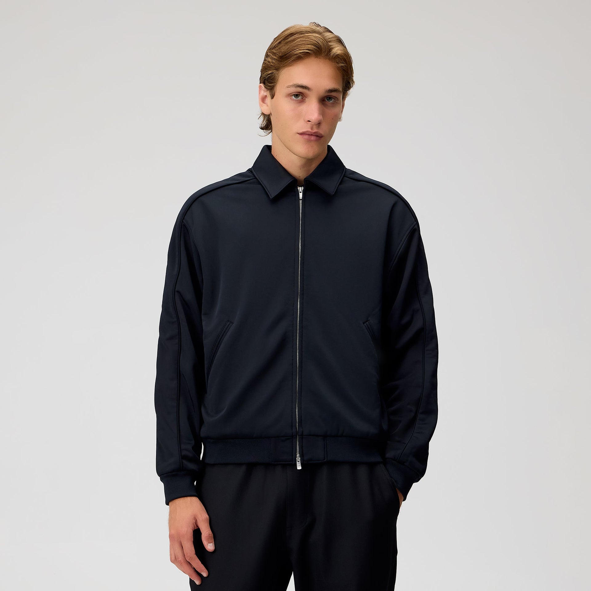 Kith Ivy Tricot Souvenir Jacket - Black - PH