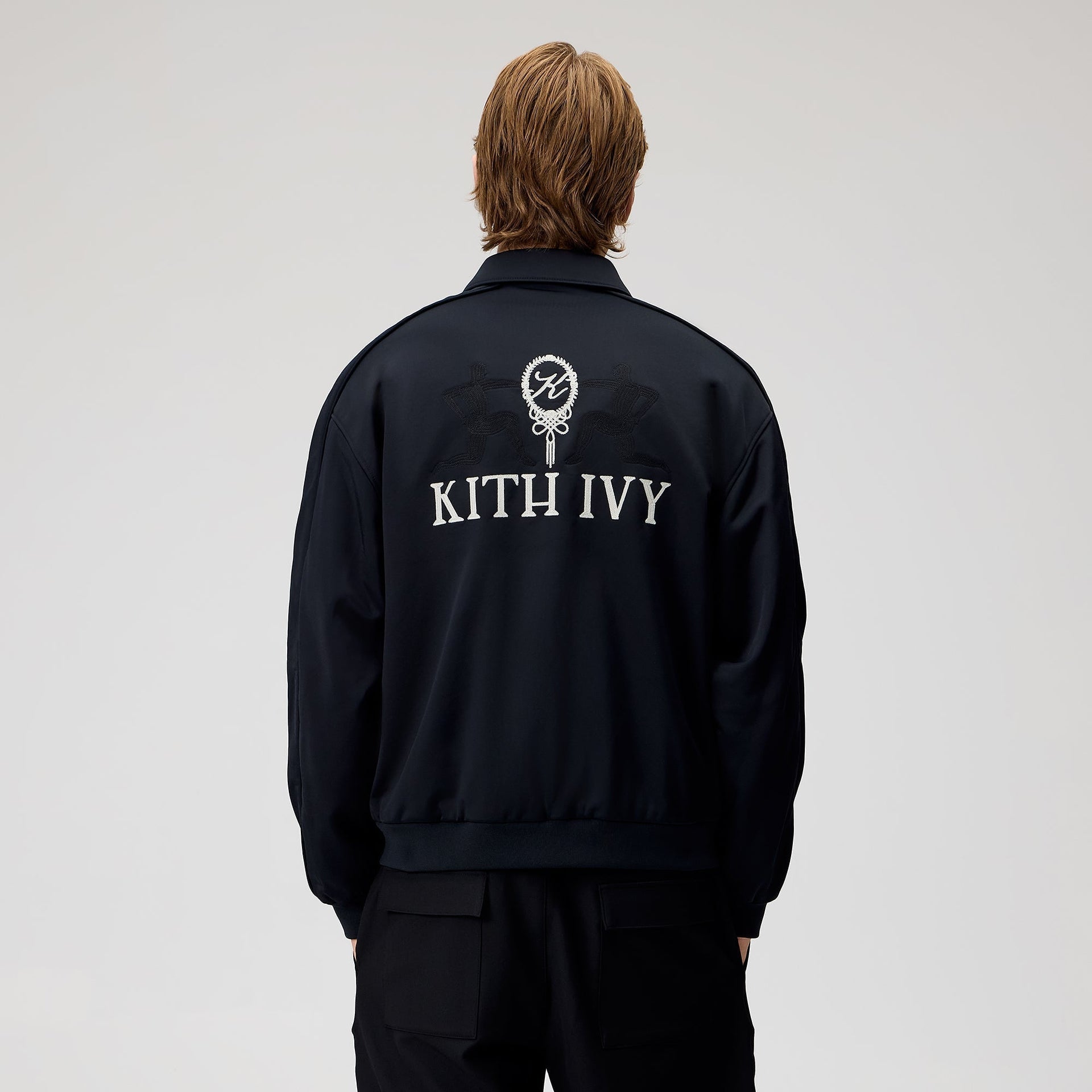 Kith Ivy Tricot Souvenir Jacket - Black - PH