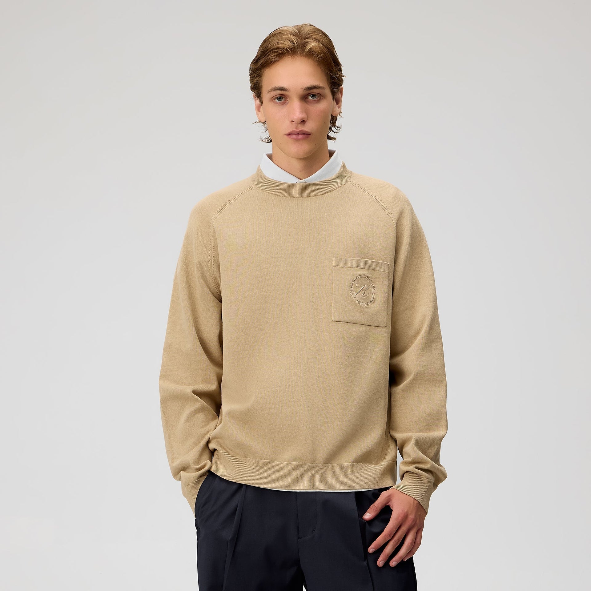 Kith Ivy Fine Knit Addison Sweater - Birch - PH