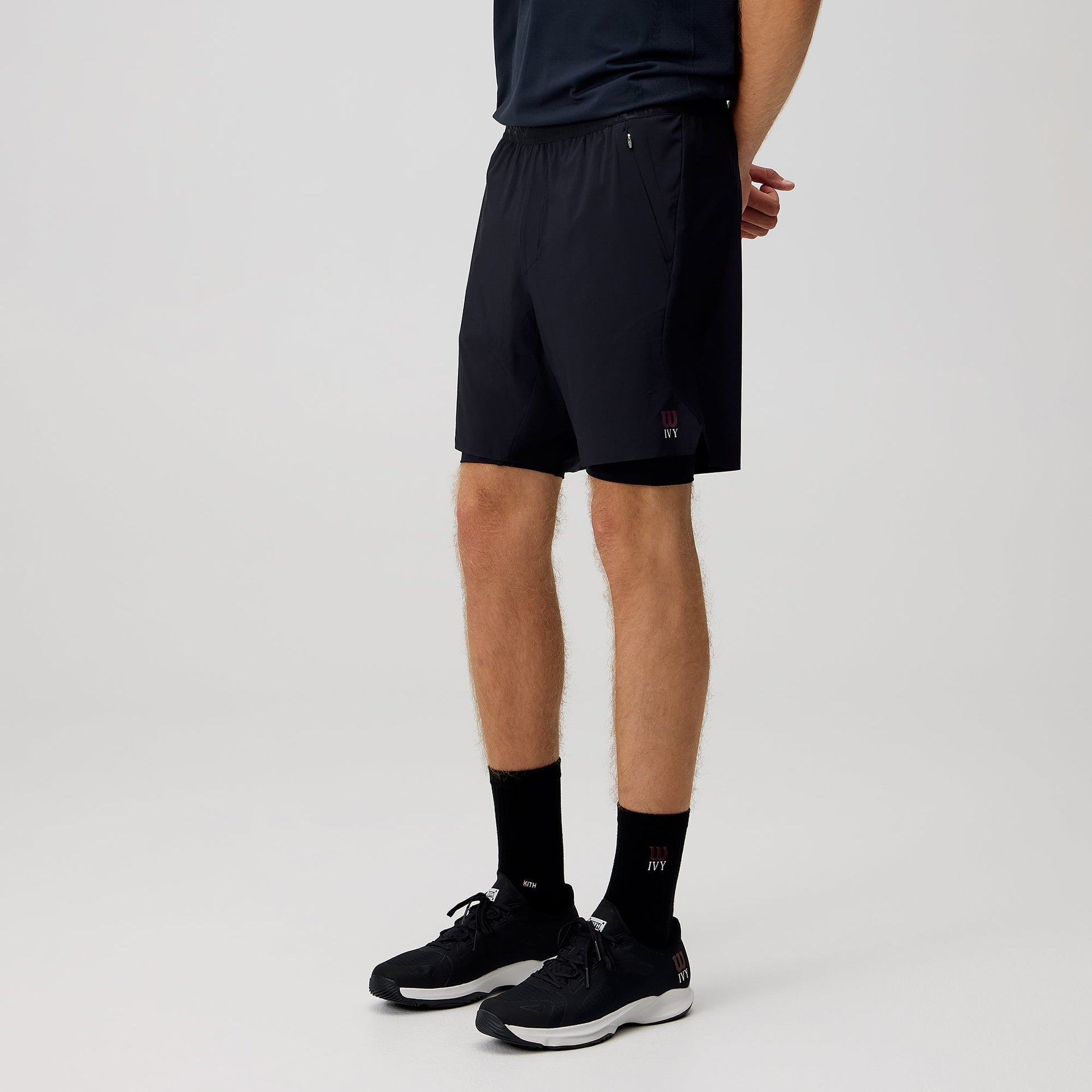 Kith Ivy for Wilson Topspin Short - Black - PH