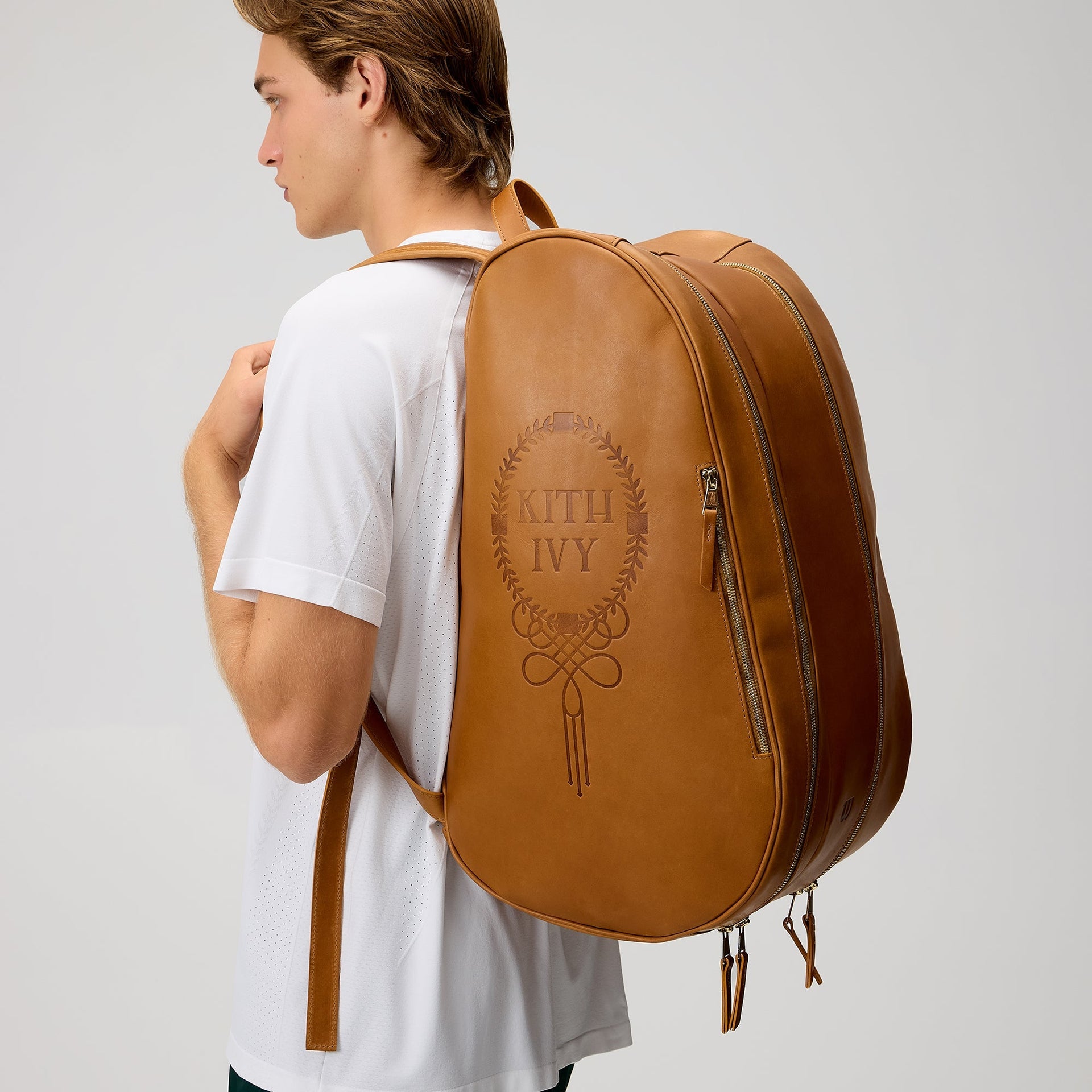 Kith Ivy for Wilson Leather Padel Bag - Tan