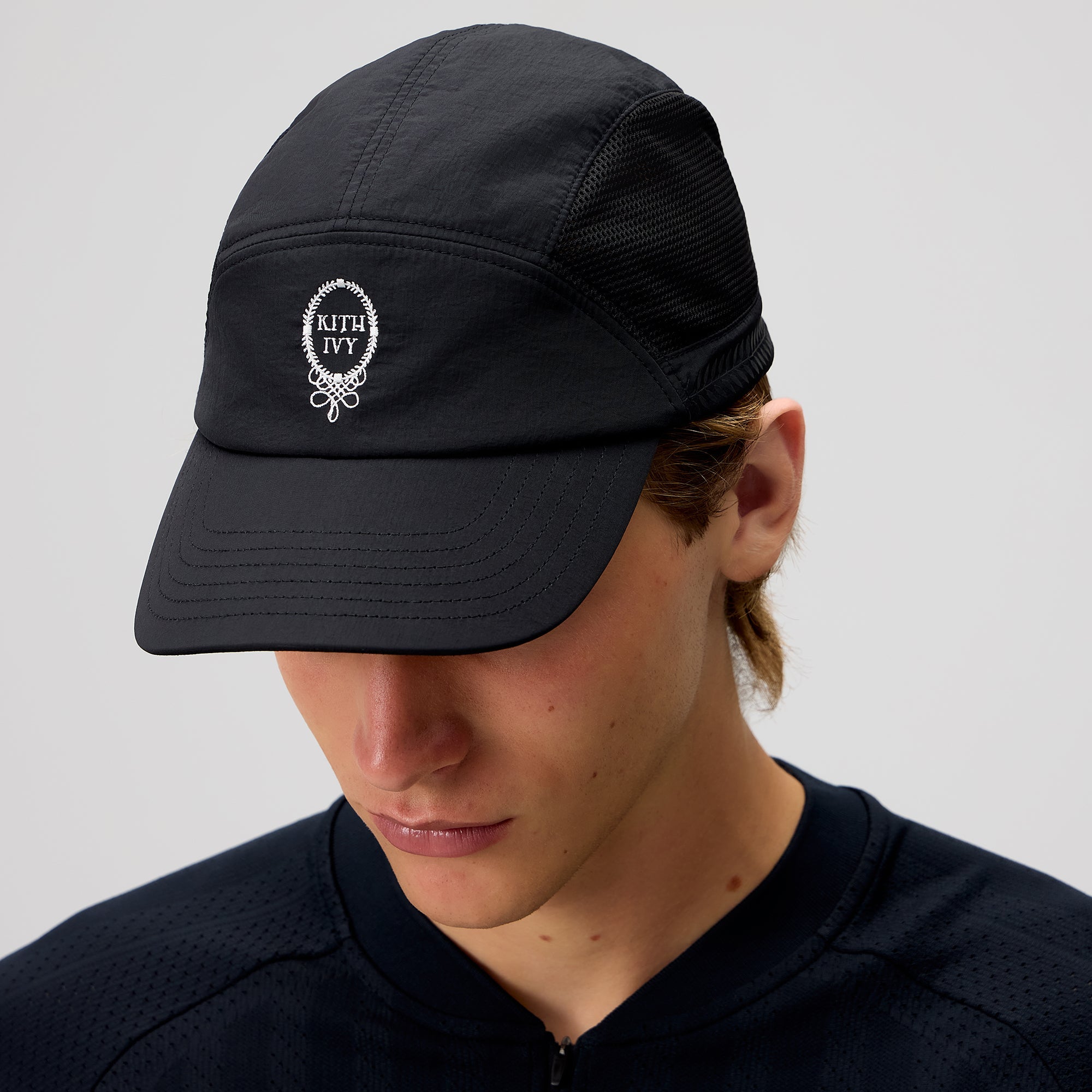 Kith Ivy for Wilson Woven Camp Cap - Black