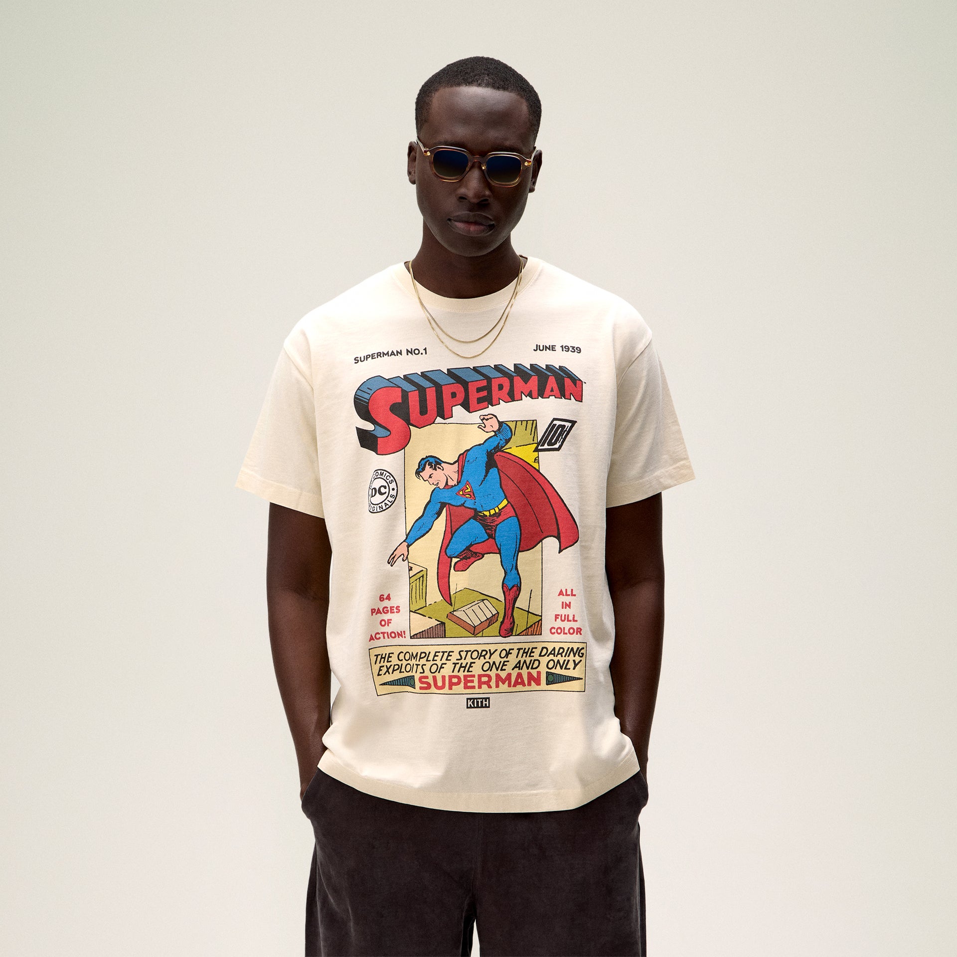 Superman | Kith No. 1 Vintage Tee - Sandrift
