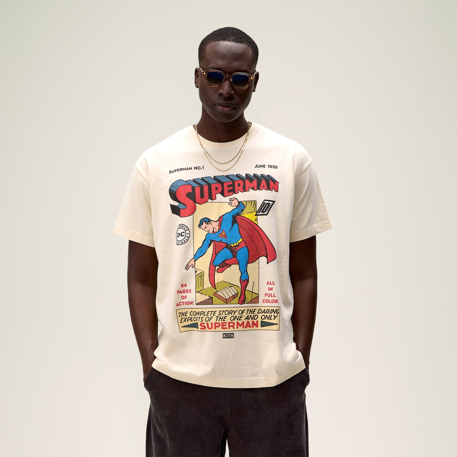 Superman | Kith No. 1 Vintage Tee - Sandrift PH