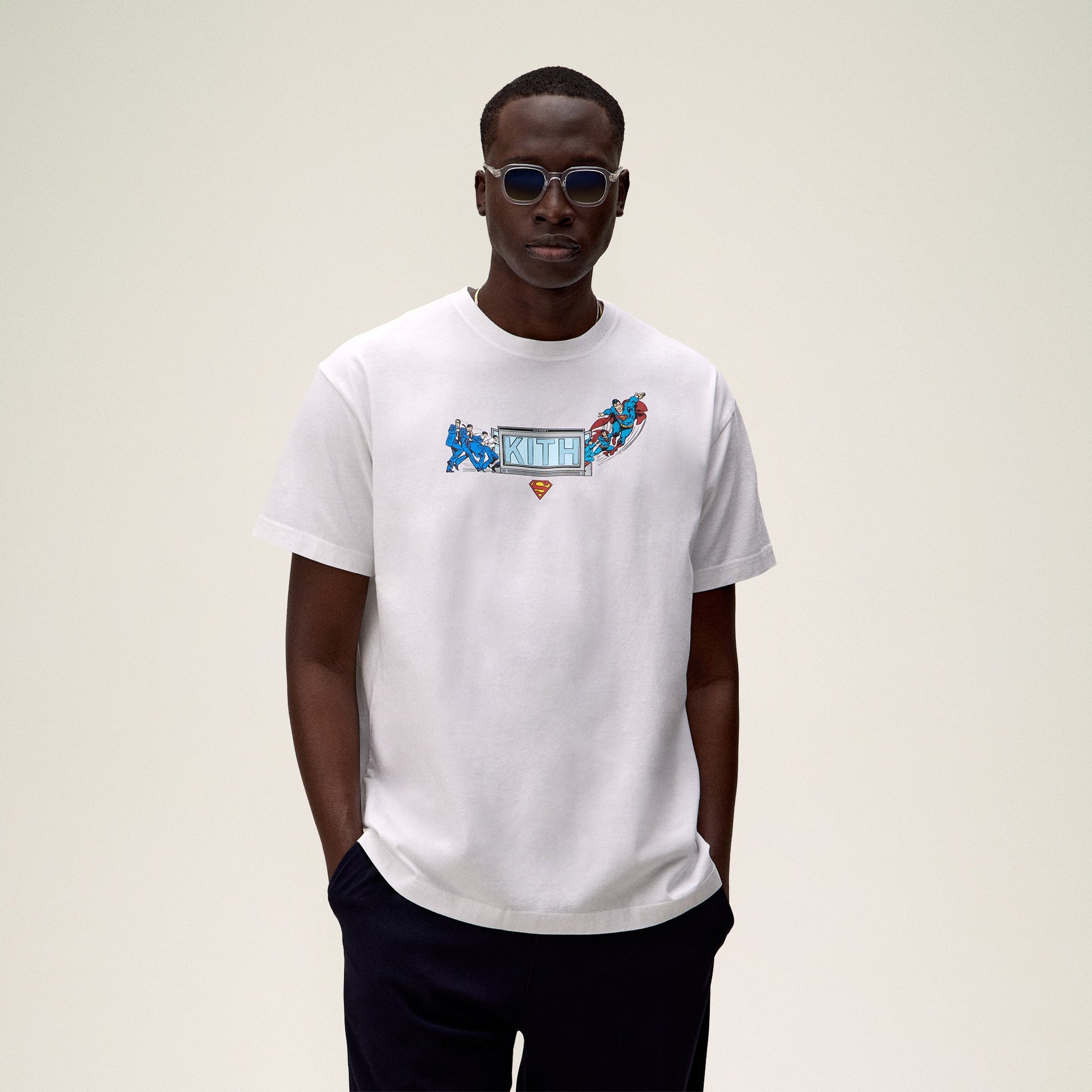 Superman | Kith Booth Vintage Tee - White PH