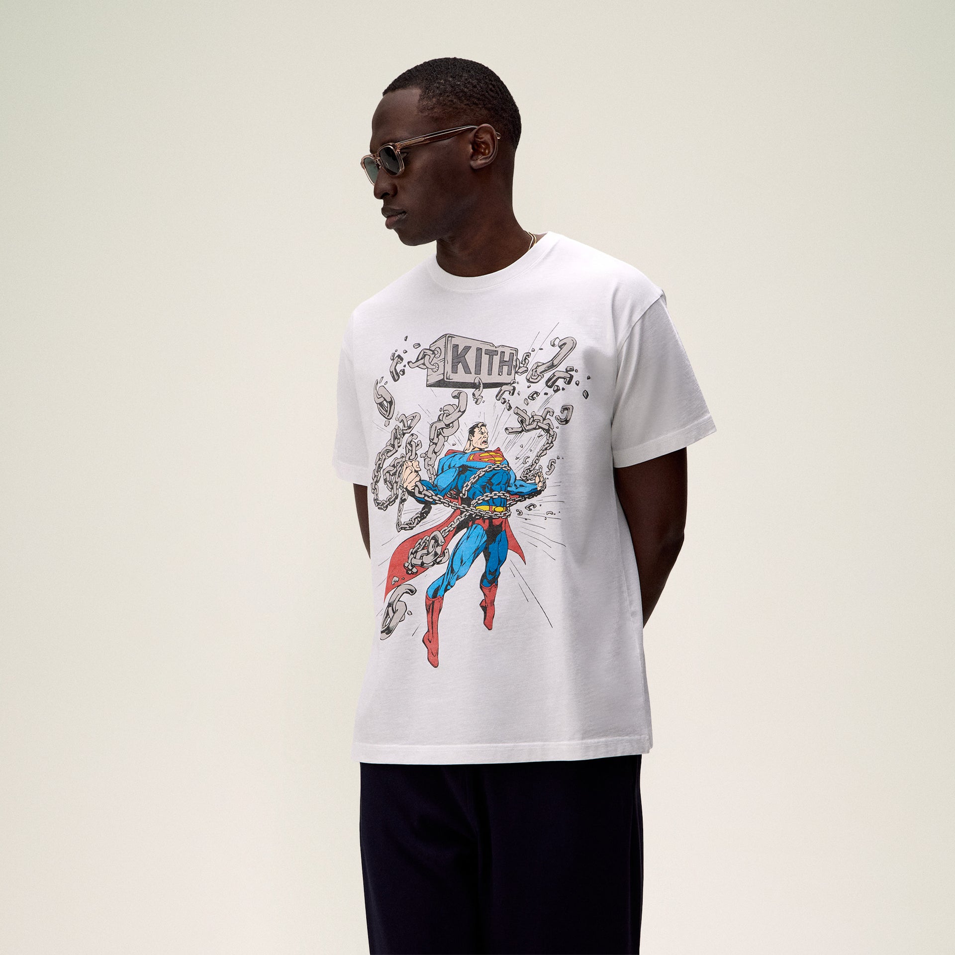 Superman | Kith Chains Vintage Tee - White