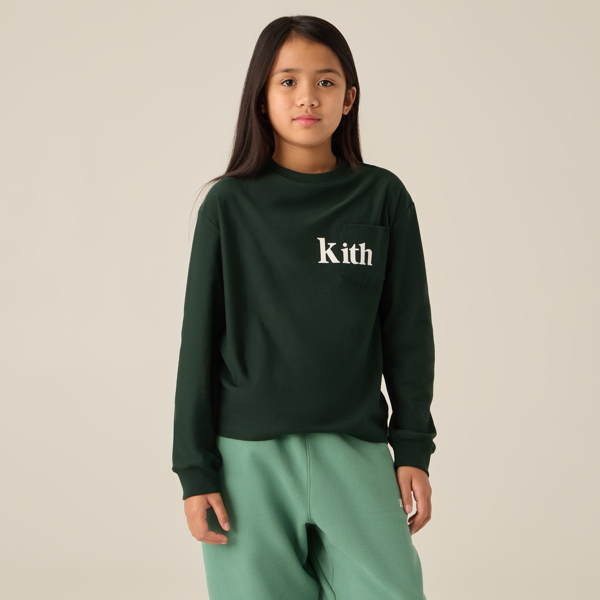 KITH KIDS スウェット Kith Kids Long Sleeve Quinn II Tee - Stadium
