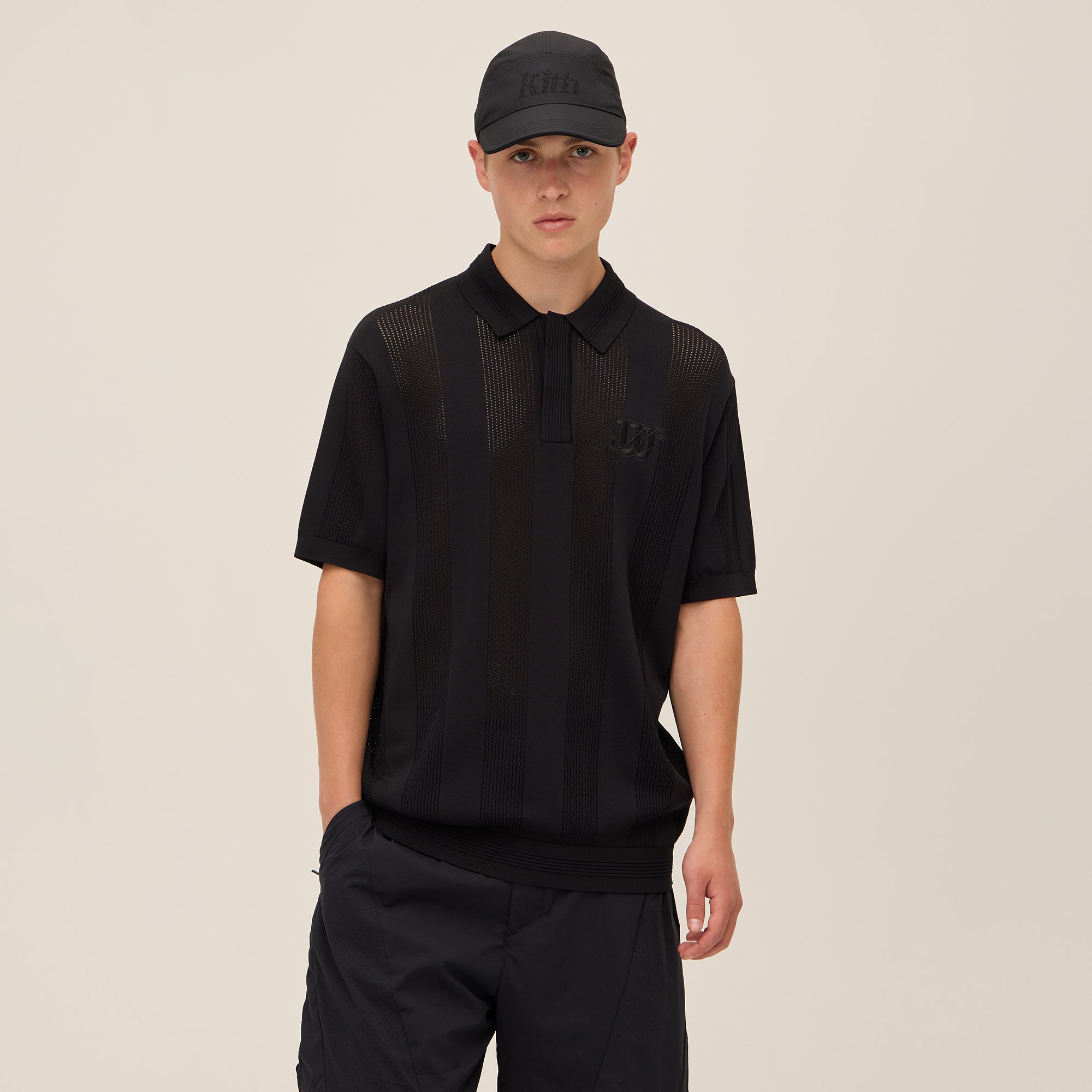KITH FW2022 ブラックニット M Kith Garment Dyed Wyona Full Zip - Machine