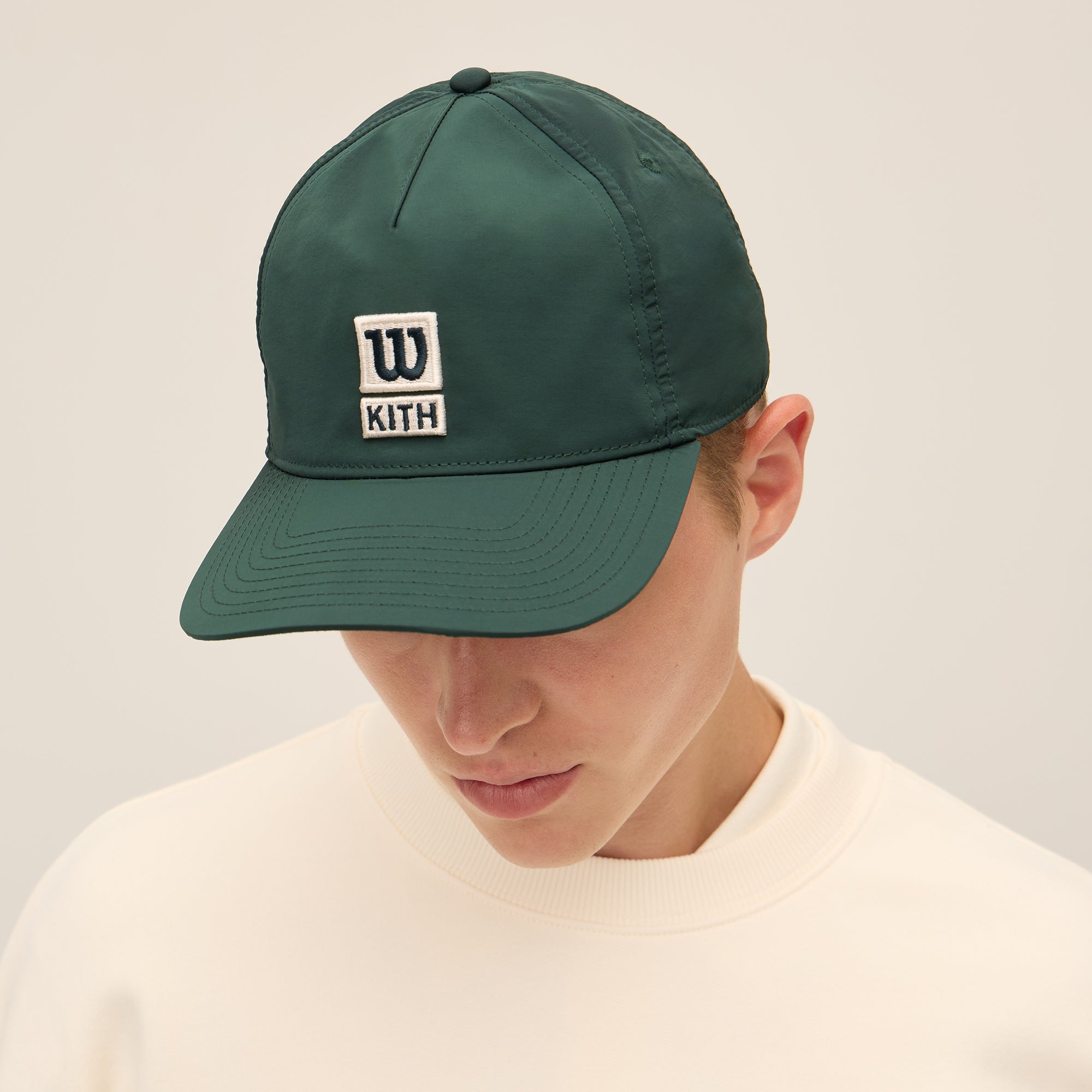 Kith Wrinkle Nylon Bay Low Pinch Crown帽子 KHM051058-211-Front.jpg?v=