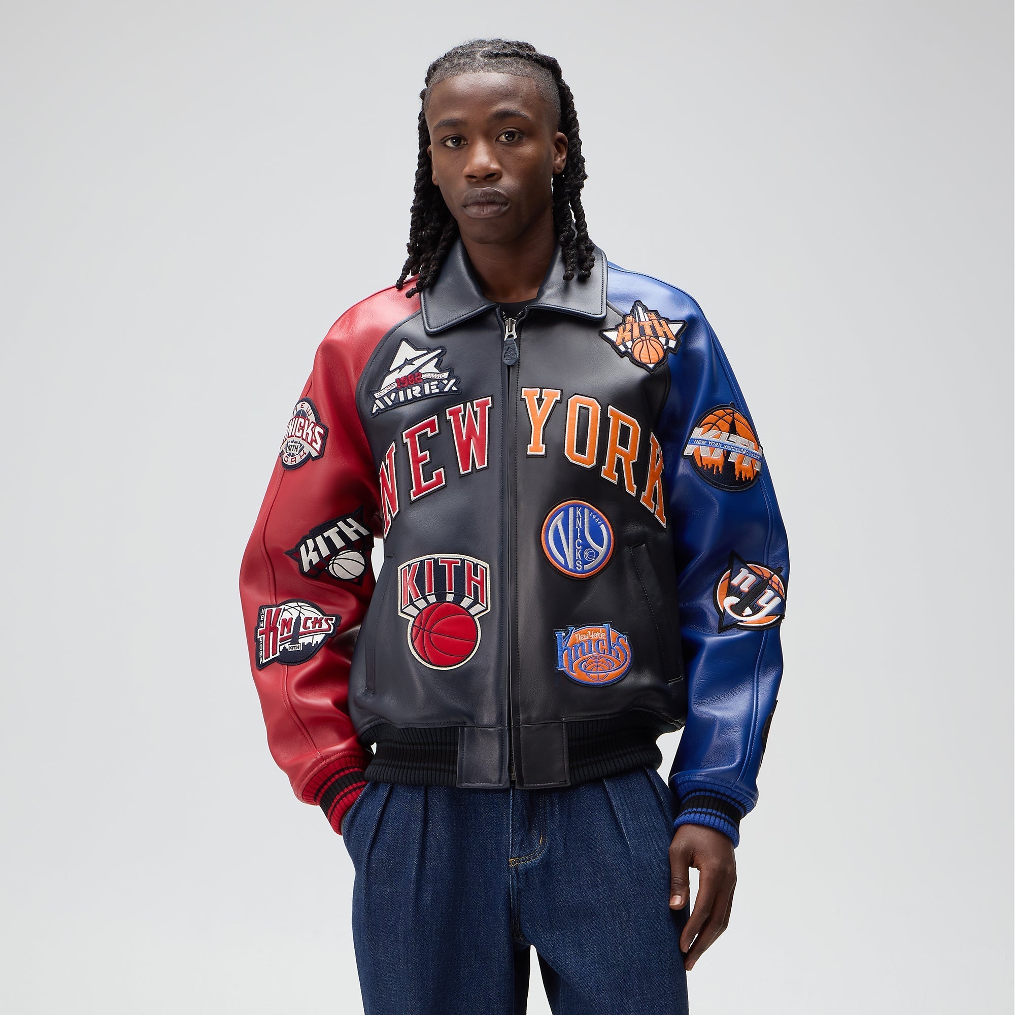 Kith & AVIREX for the New York Knicks Madison Square Garden Icon Jacke