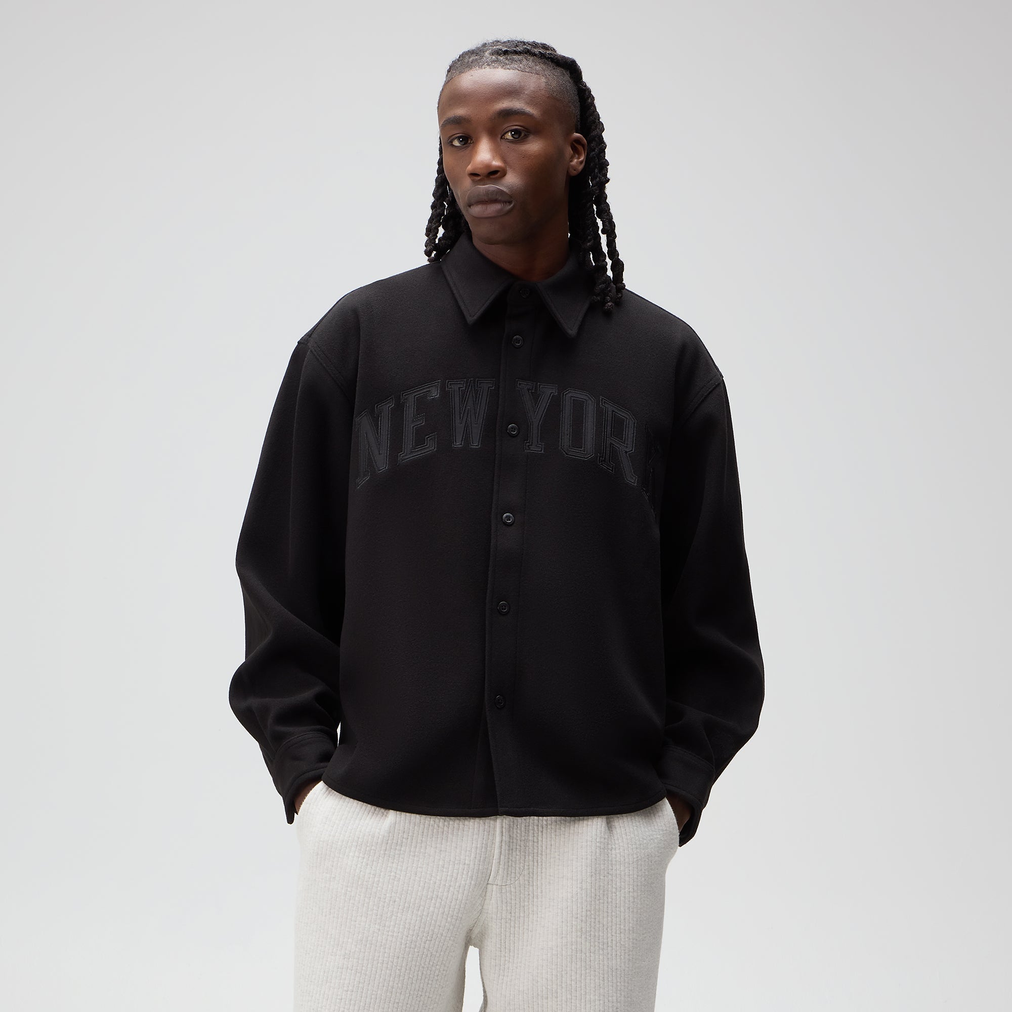 Kith for the New York Knicks Felted Apollo Shirt - Black