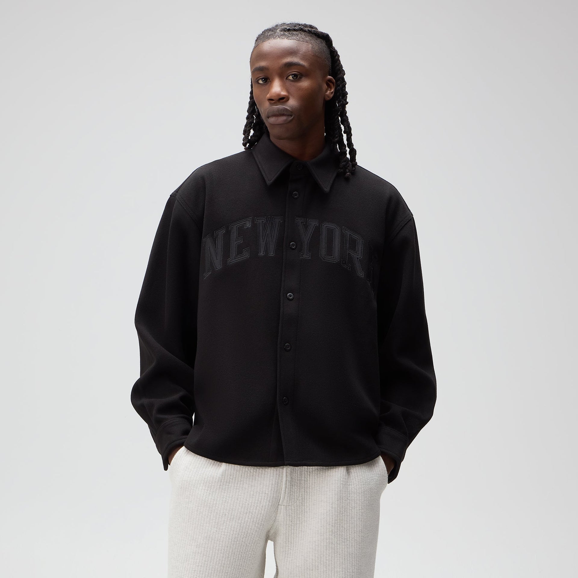 Kith for the New York Knicks Felted Apollo Sweater - Black