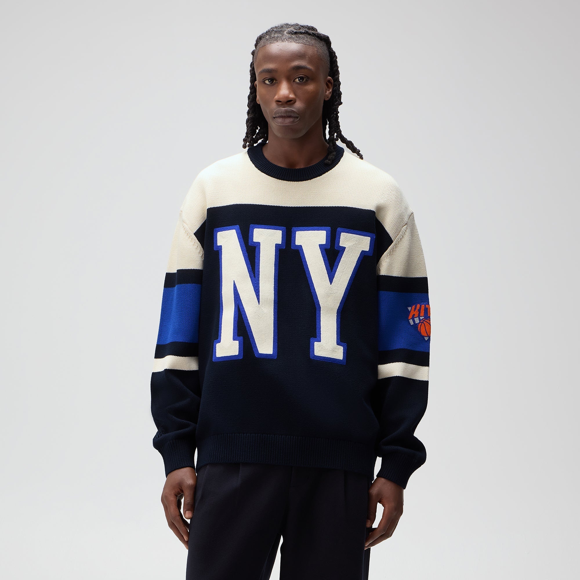 Kith for the New York Knicks NY Crewneck Sweater - Nocturnal