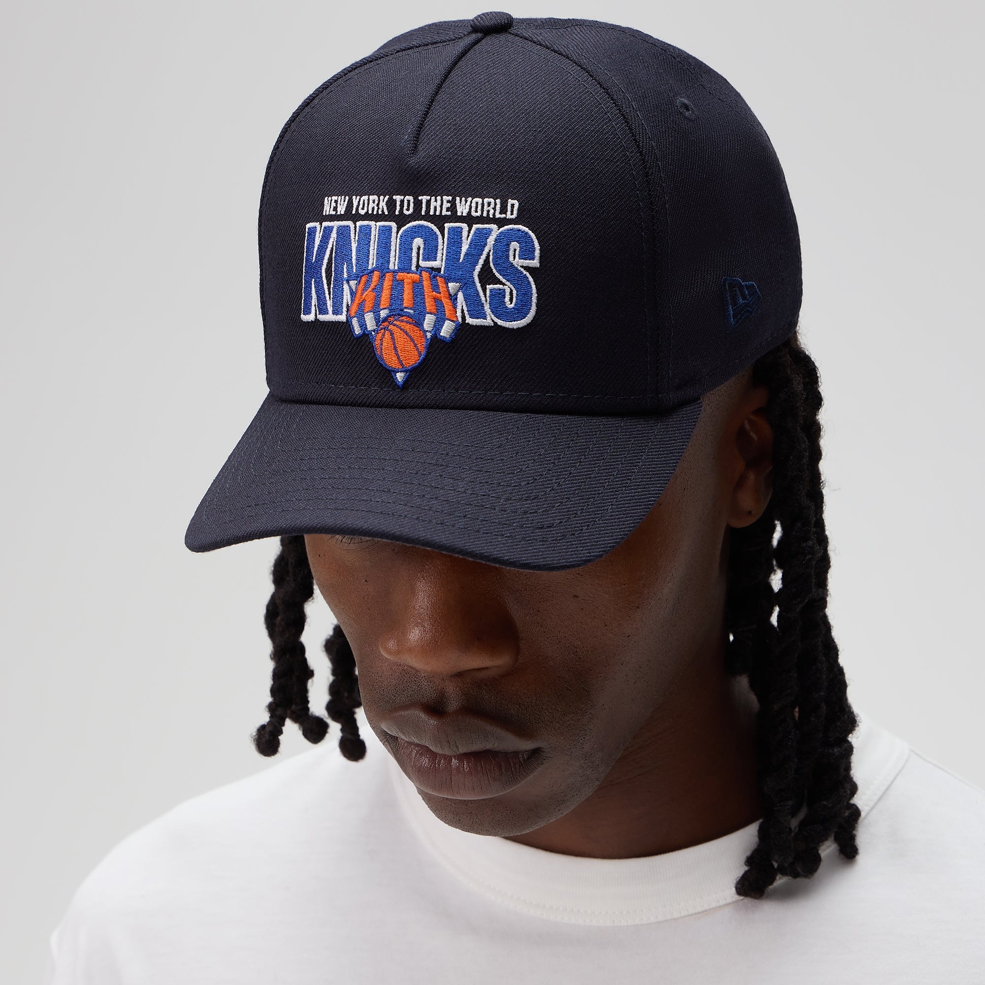 Kith & ニューヨーク・ニックス キャップ　ニューエラ Kith & New Era for the New York Knicks Wool 9FORTY M Crown Snapback -