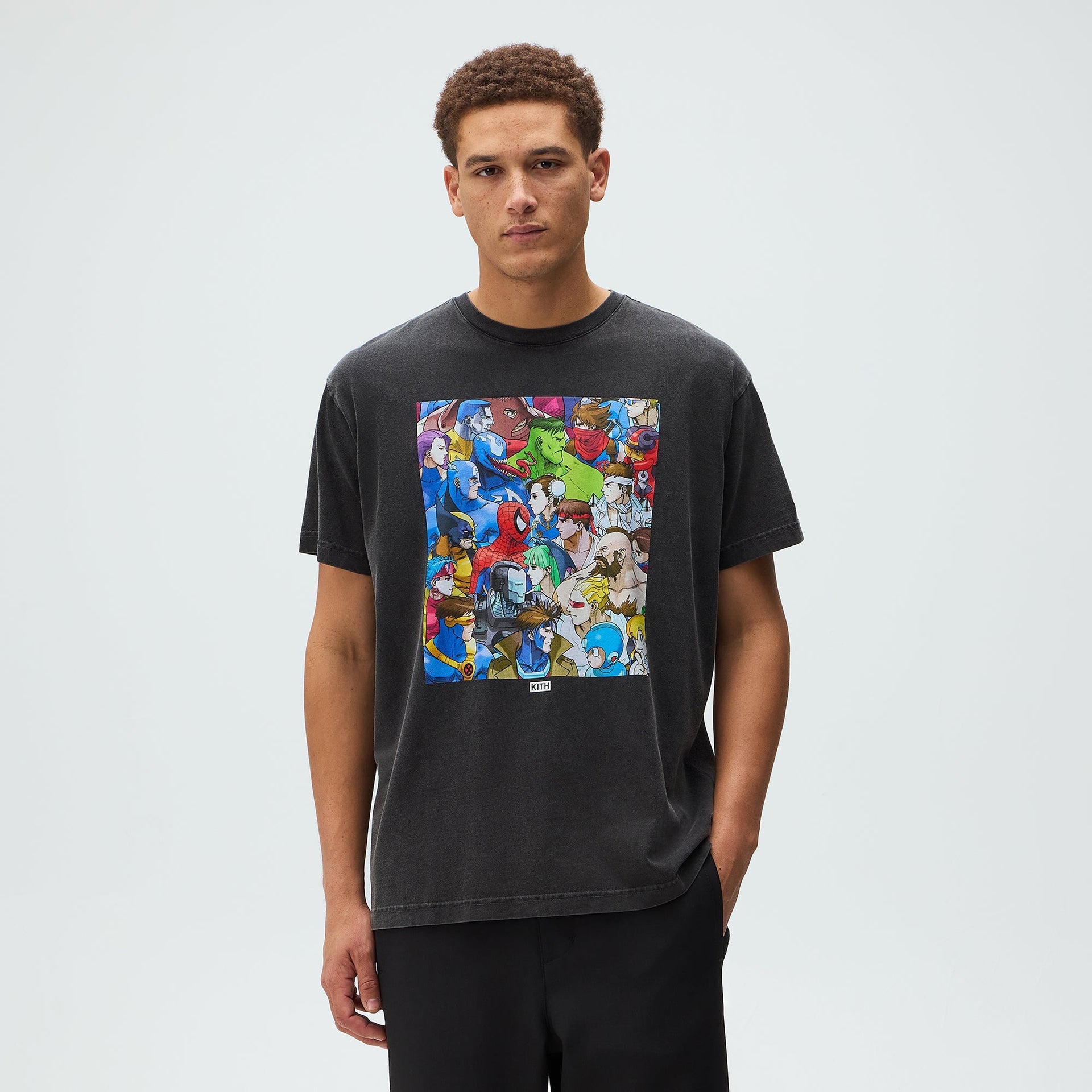 Marvel vs. Capcom | Kith Clash of Super Heroes Vintage Tee - Black