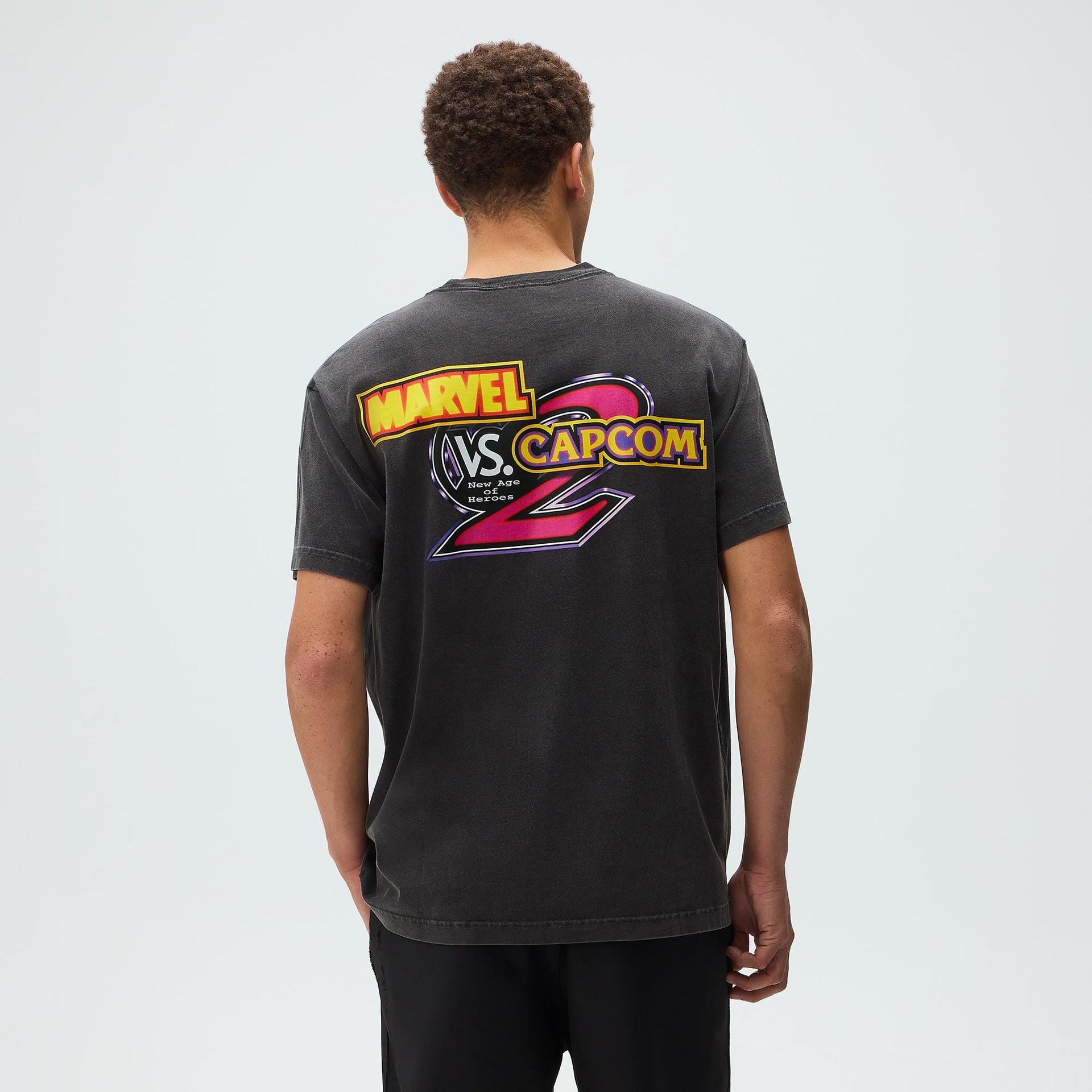 Marvel vs. Capcom | Kith Industrial Vintage Tee - Black
