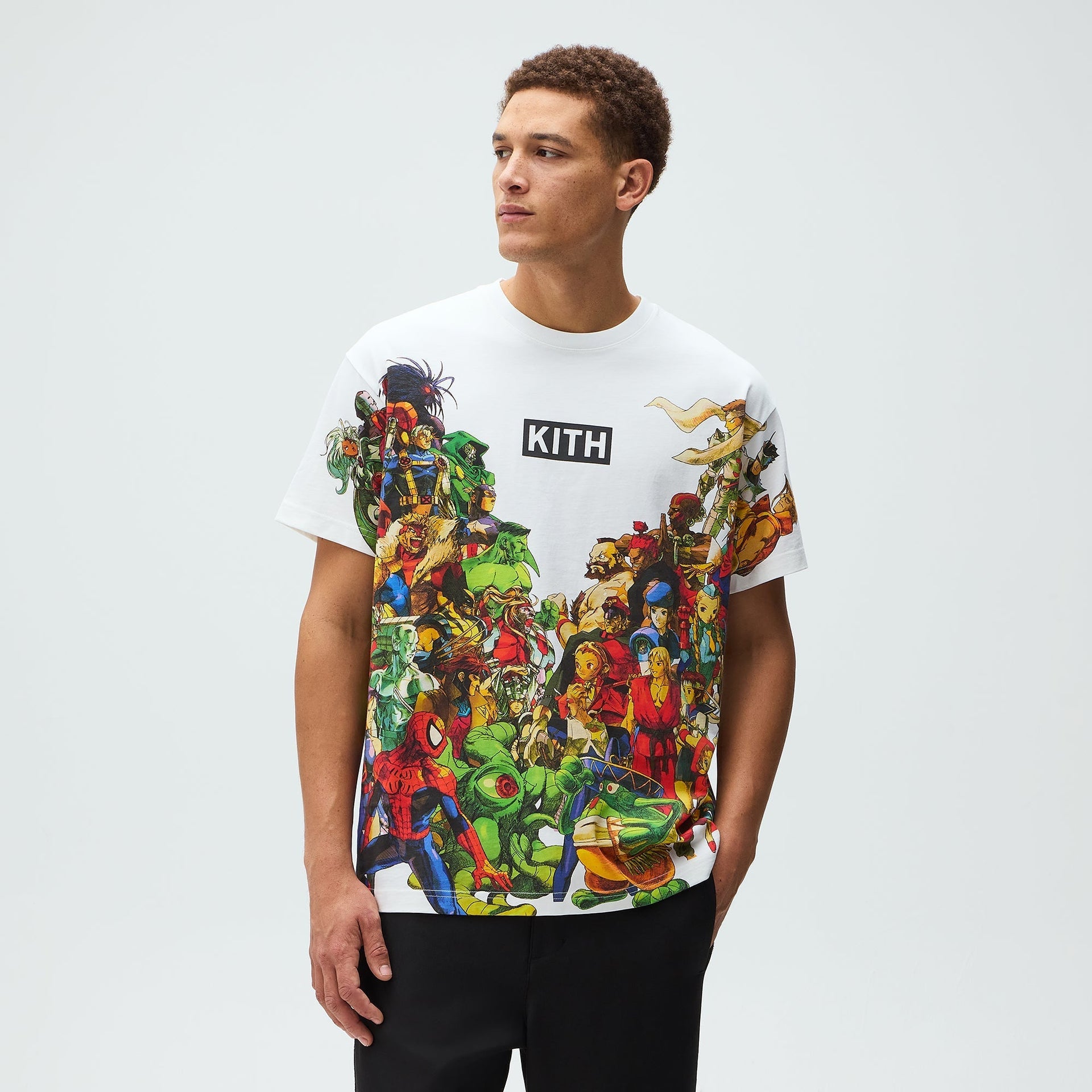 Marvel vs. Capcom | Kith New Age of Heroes All-Over Printed Tee - White - PH