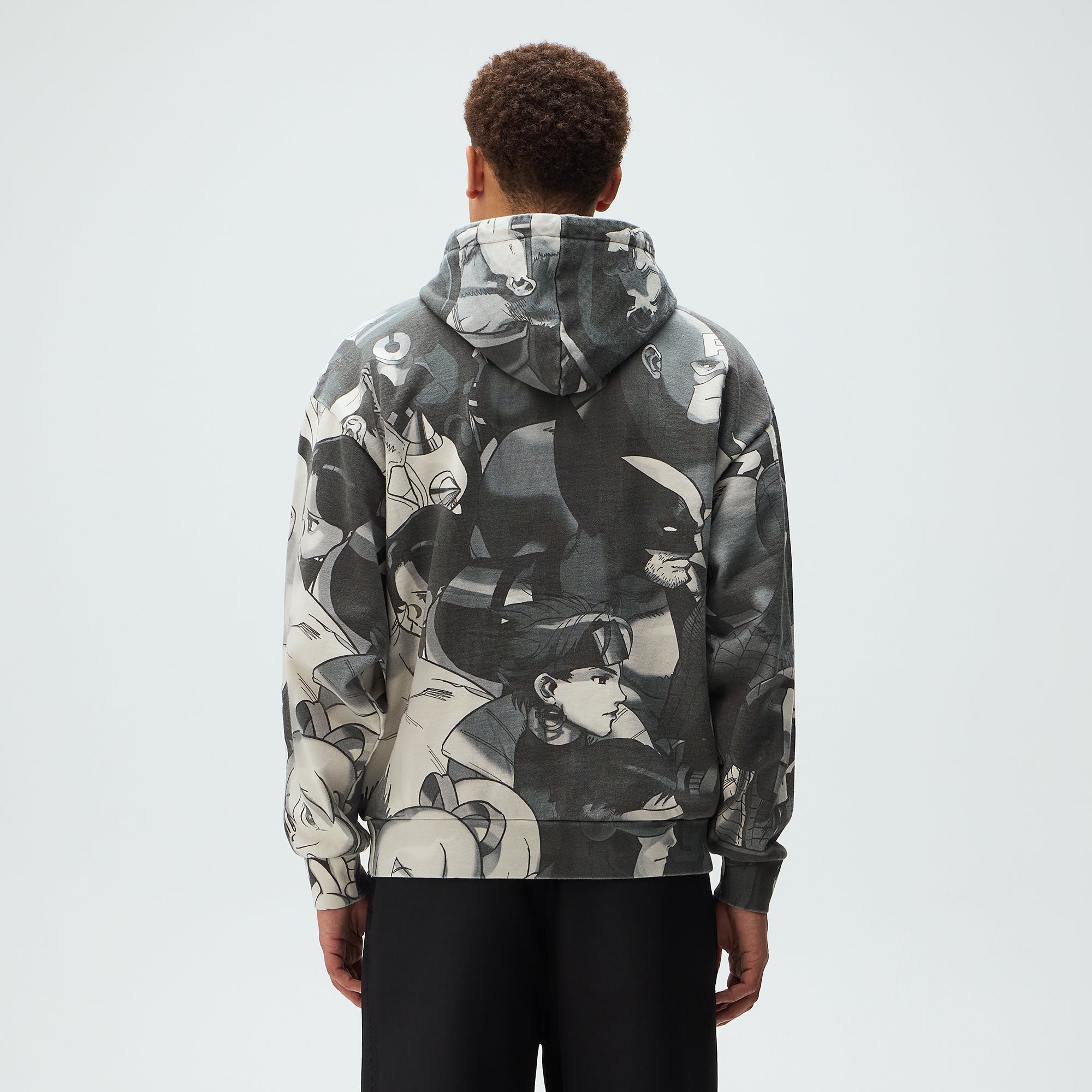 Marvel vs. Capcom | Kith Fighter All-Over Printed Vintage Nelson Hoodi