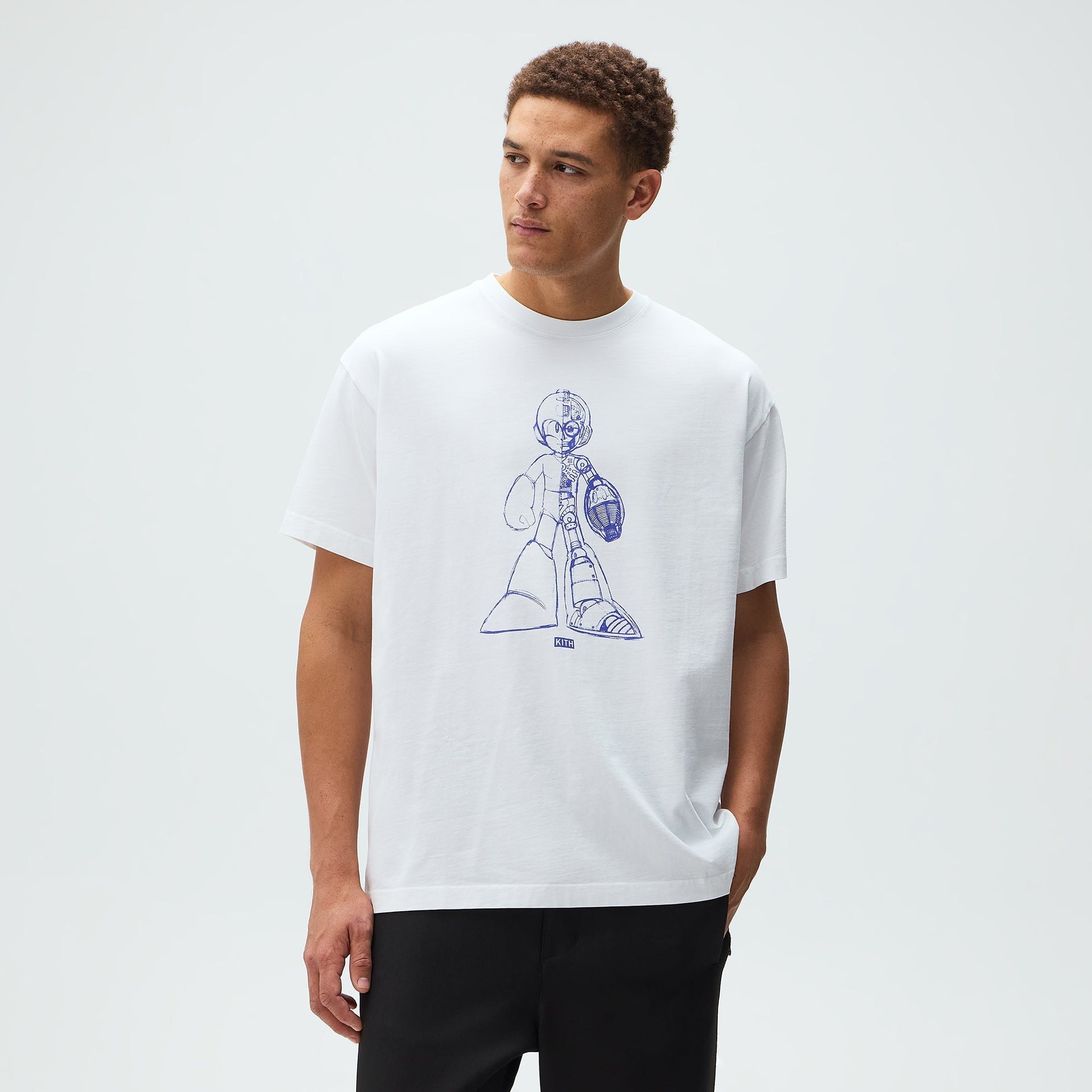 Capcom | Kith Mega Man Sketch Vintage Tee - White