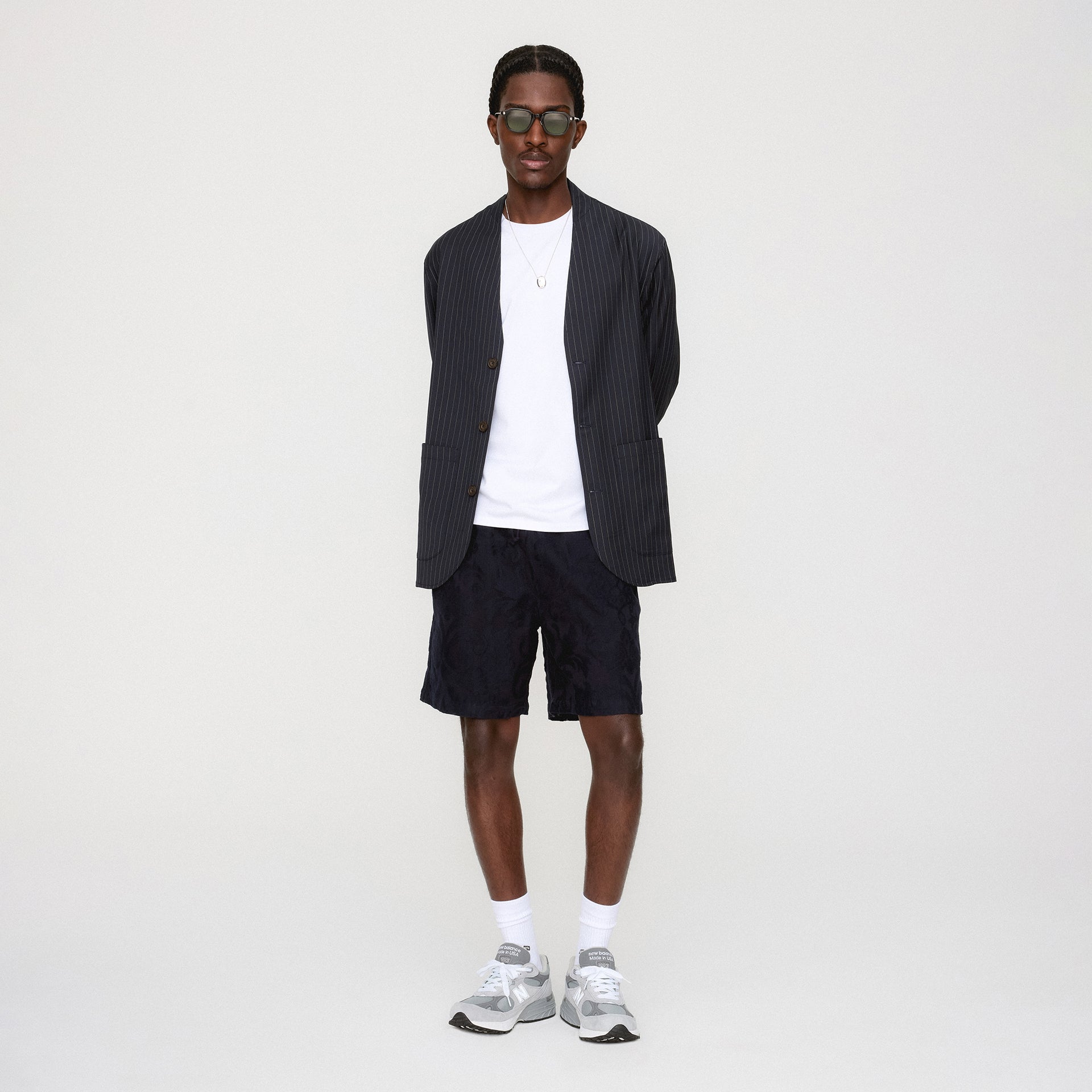 &Kin Tropical Wool Zac Blazer - Admiral