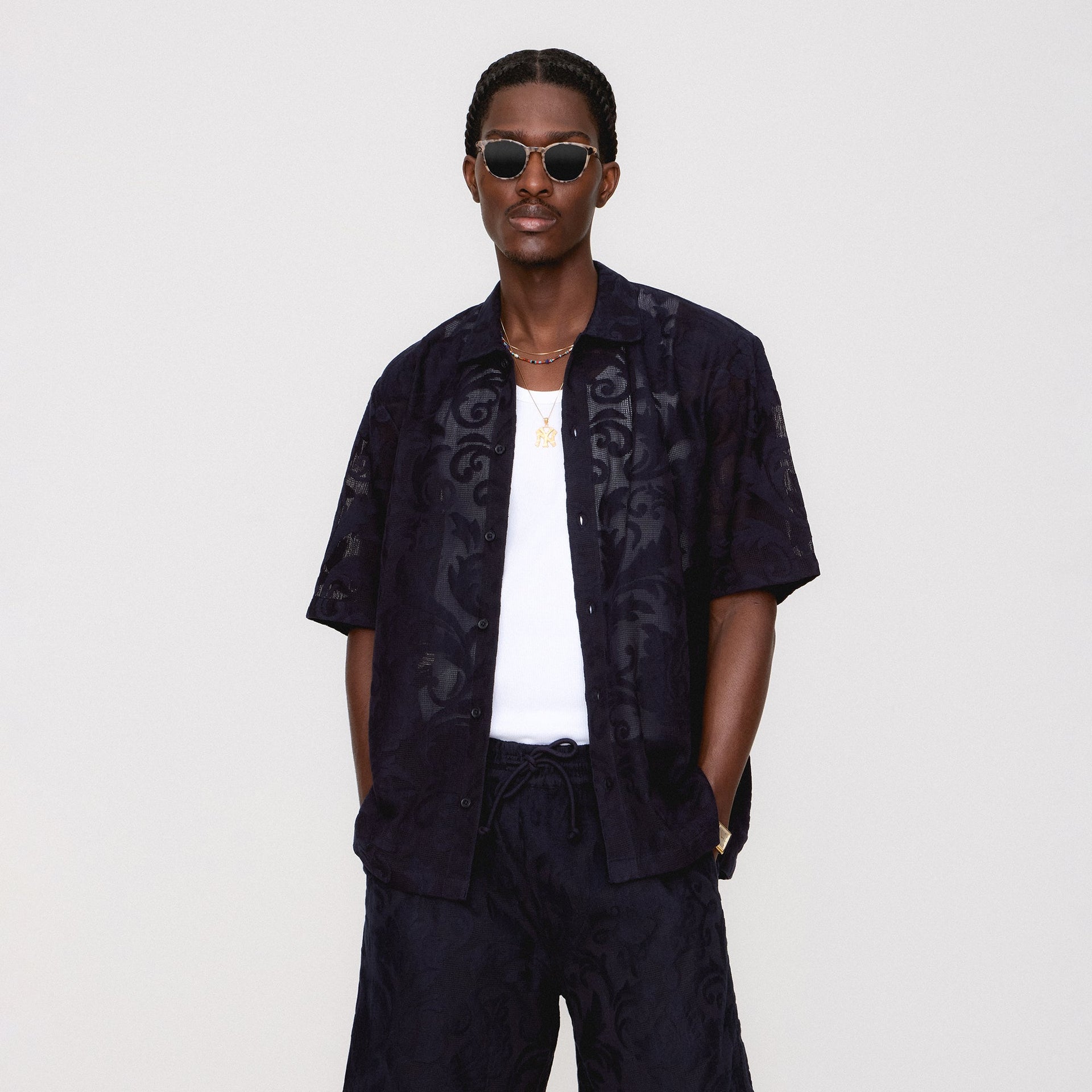 Kith Lace Reade Shirt - Ink PH