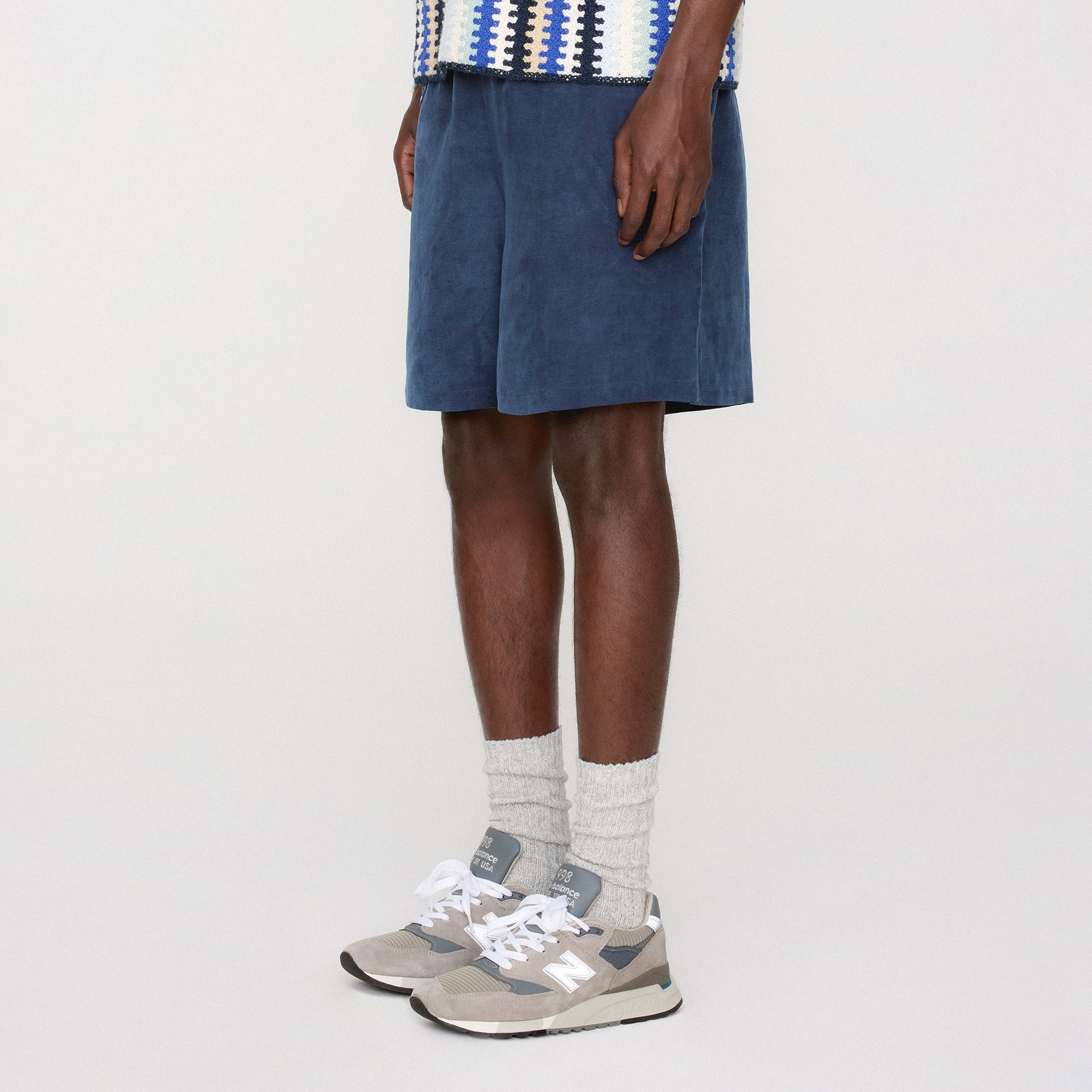 &Kin Cupro Linen Kellen Short - Nocturnal PH