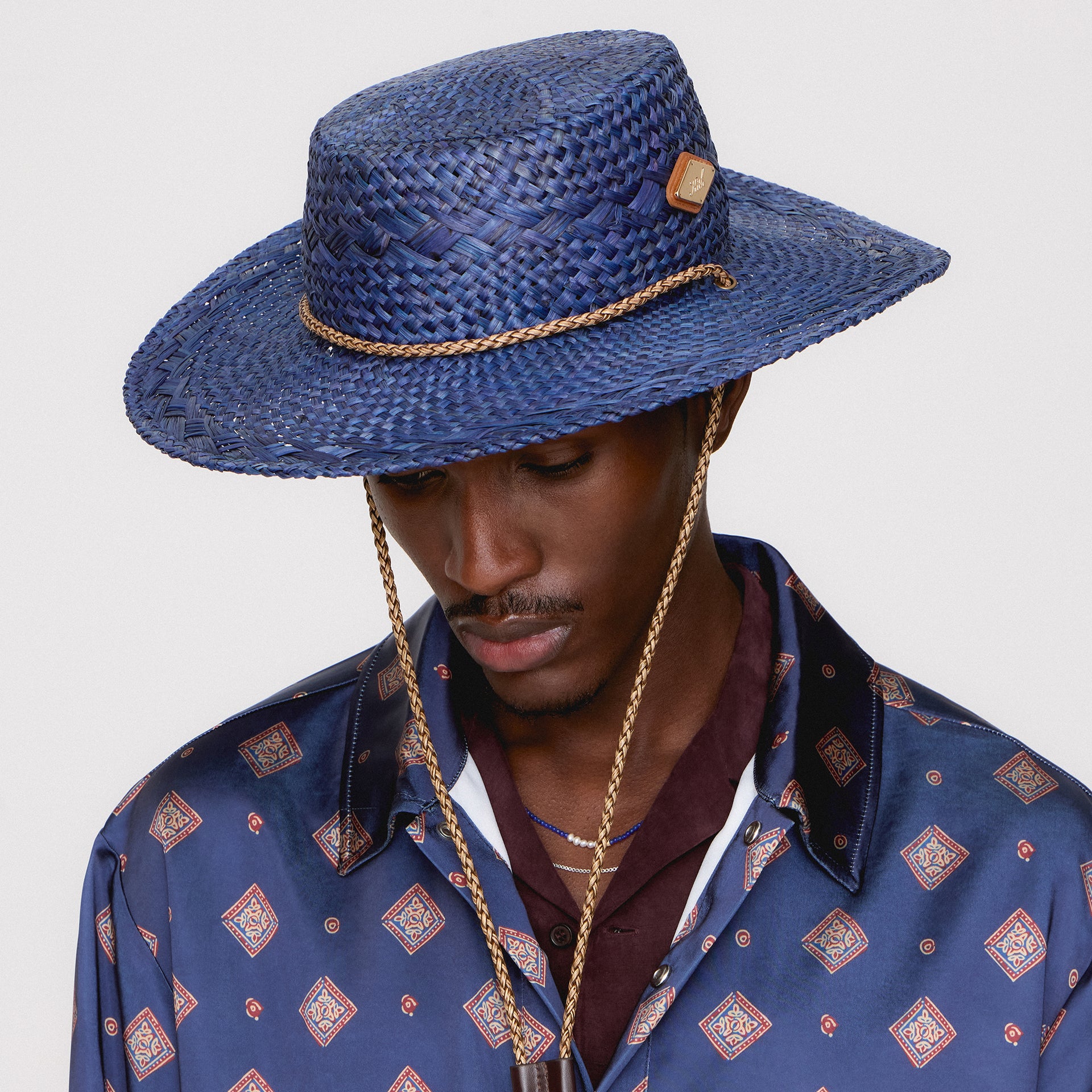Kith Raffia Traveler’s Hat - Nocturnal