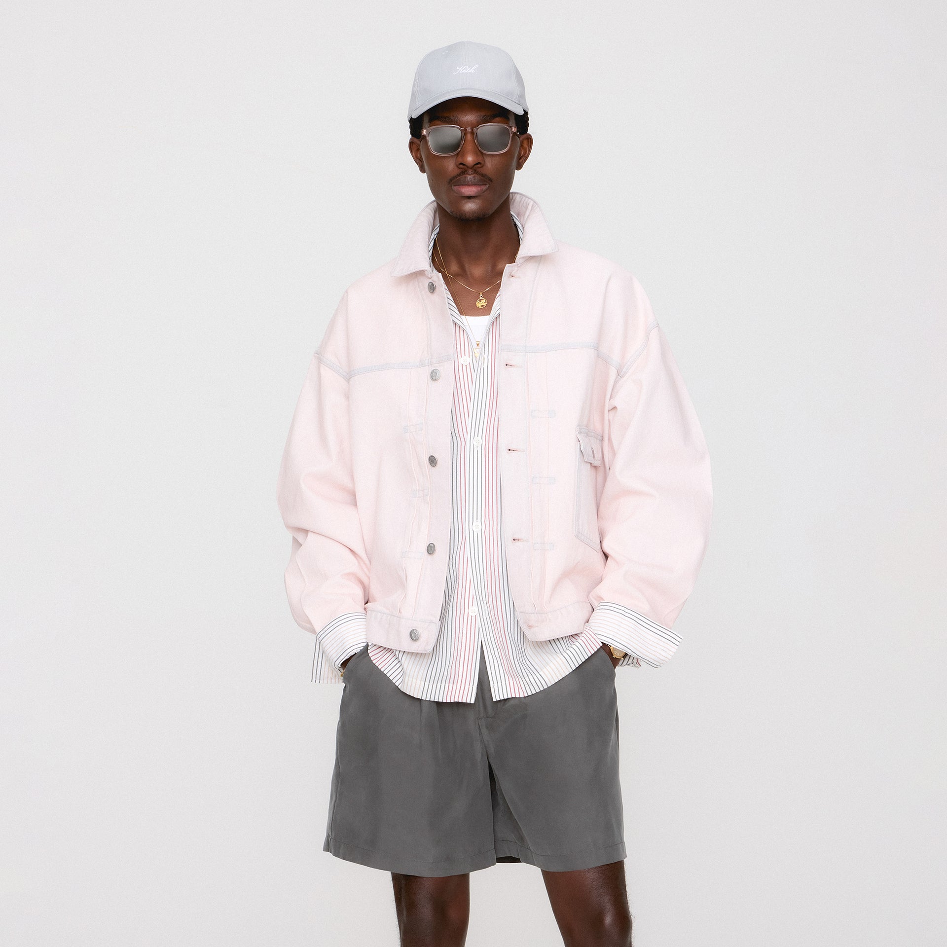 Kith Alonzo Denim Jacket - Washed Pastel