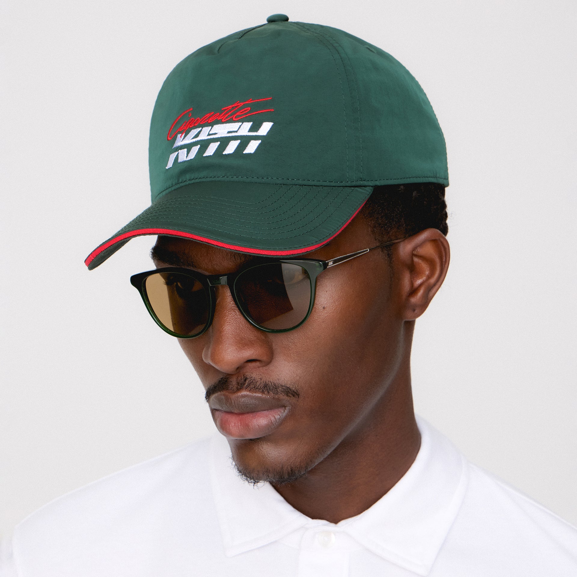 Kith for Cigarette Wrinkle Nylon Bay Speed Low Pinch Crown Snapback - Stadium