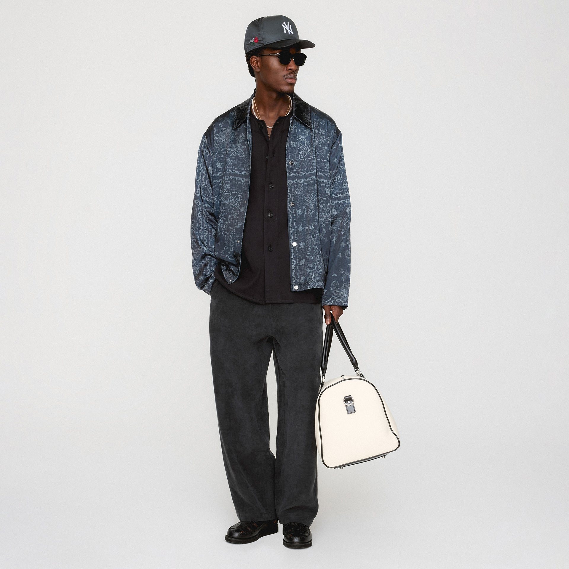 Kith Crest Canvas Duffle Bag - Sandrift