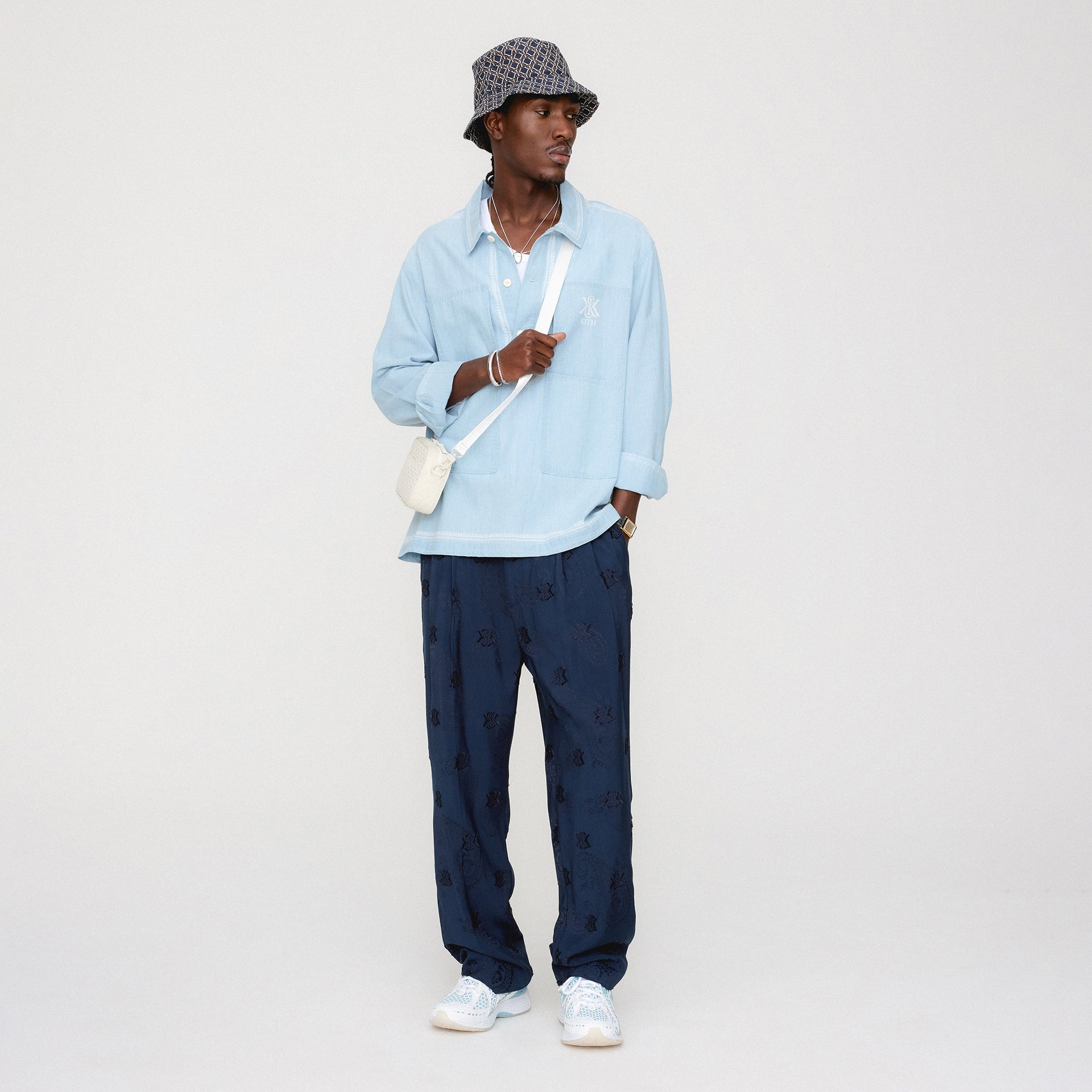 Kith Chambray Paterson Shirt - Light Indigo