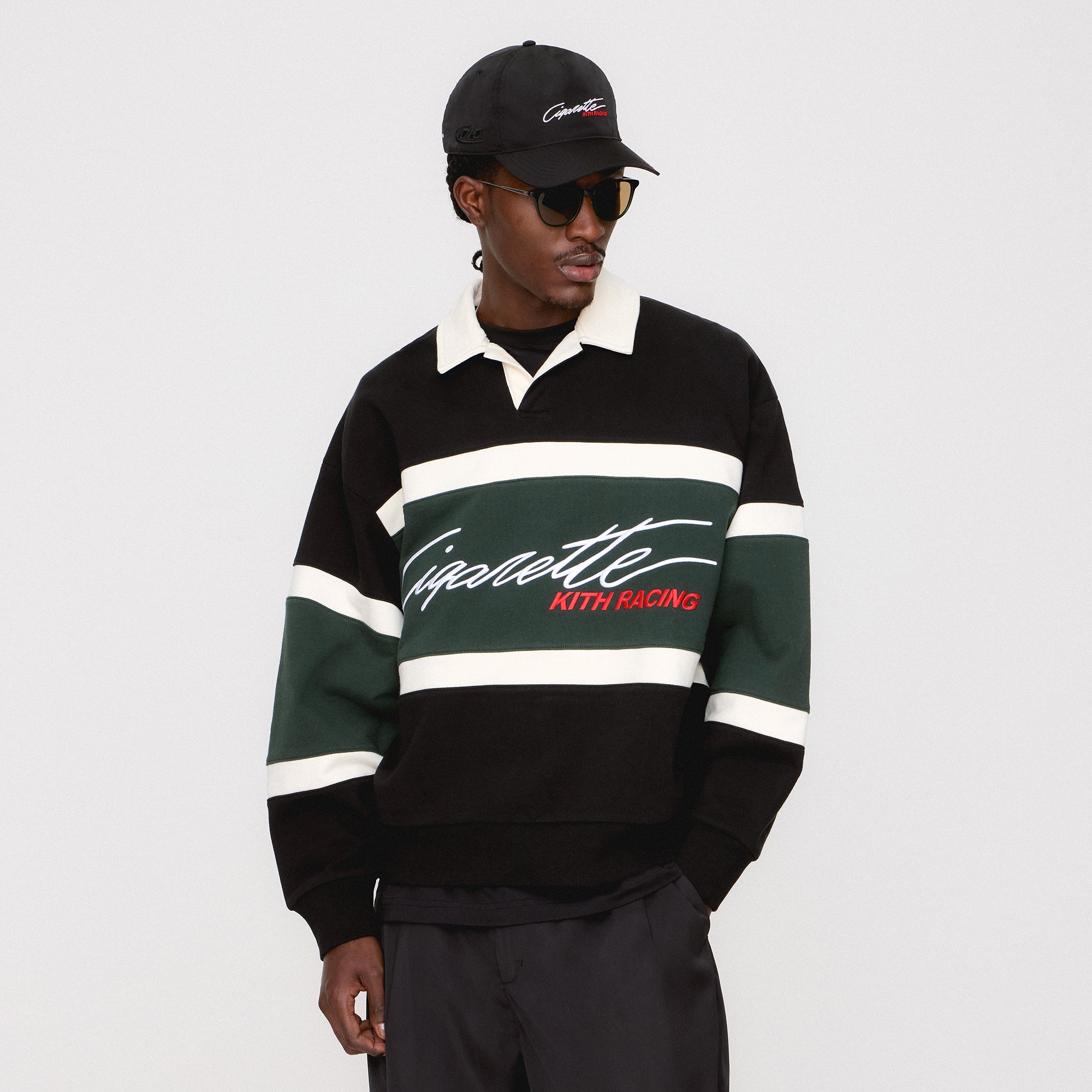 Kith for Cigarette Racing 515 Nelson Crewneck - Black