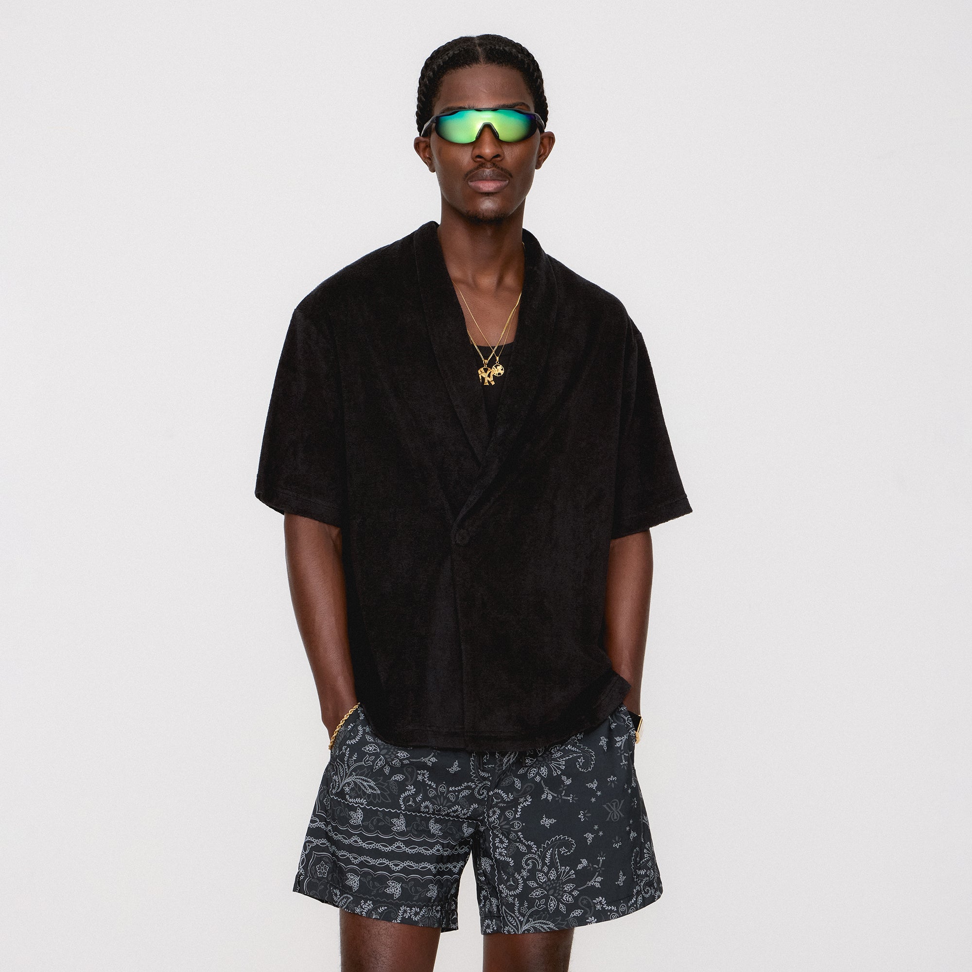 Kith Terry Thompson Crossover Shirt - Black